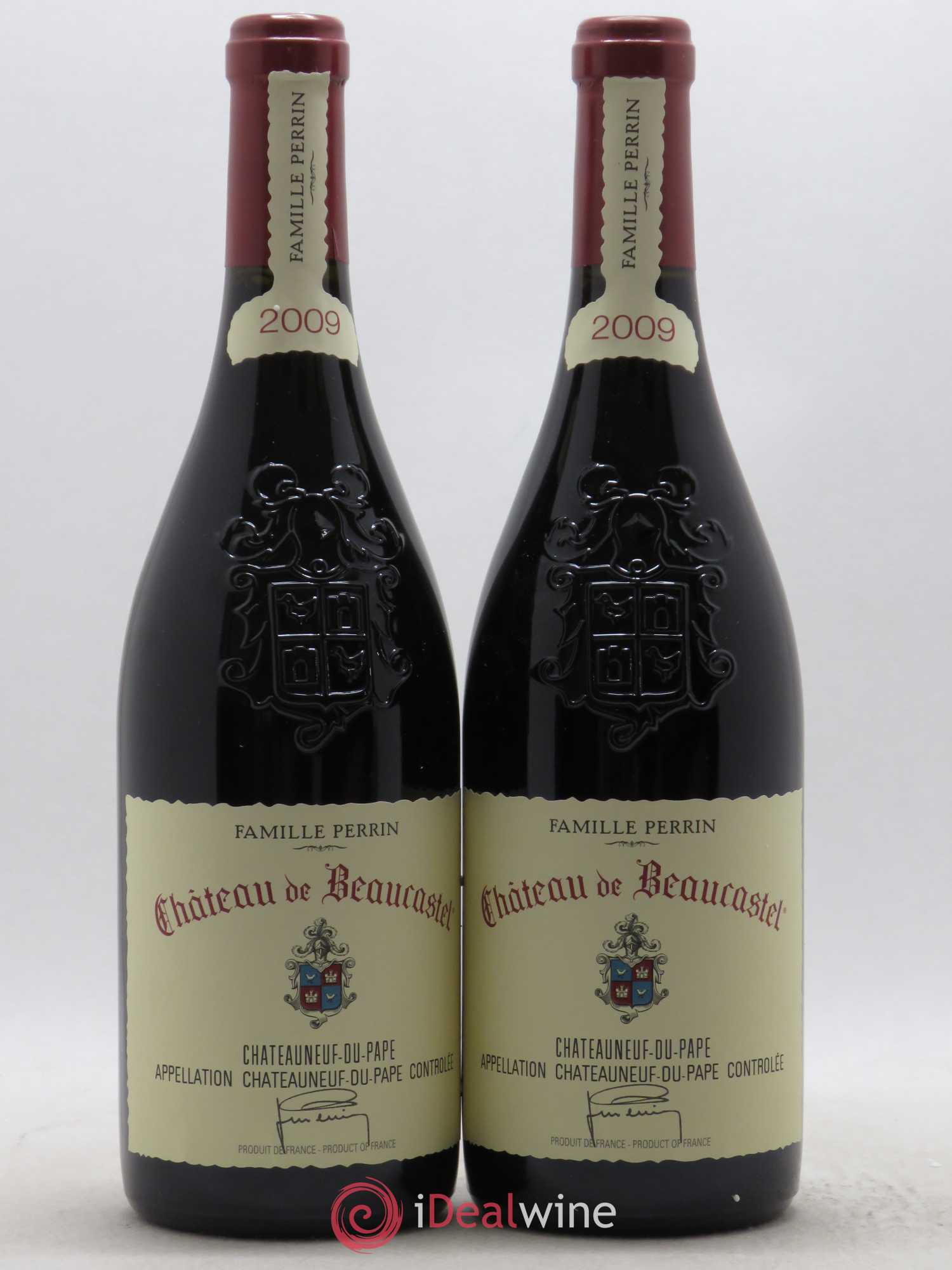 Châteauneuf-du-Pape Château de Beaucastel Famille Perrin 2009 - Lot de 2 bouteilles - 0