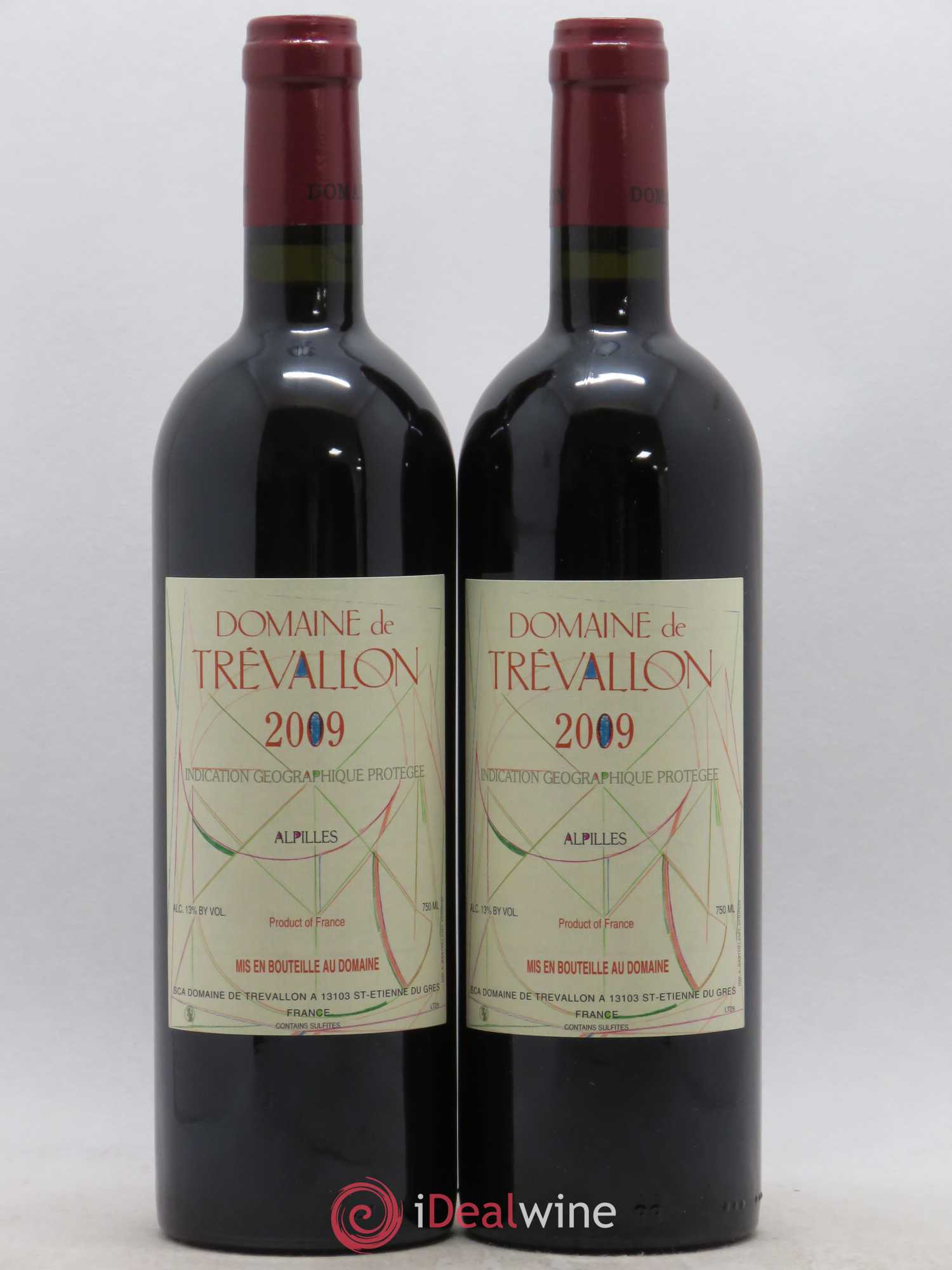 Alpilles Trévallon (Domaine de) Eloi Dürrbach 2009 - Lot de 2 bouteilles - 0