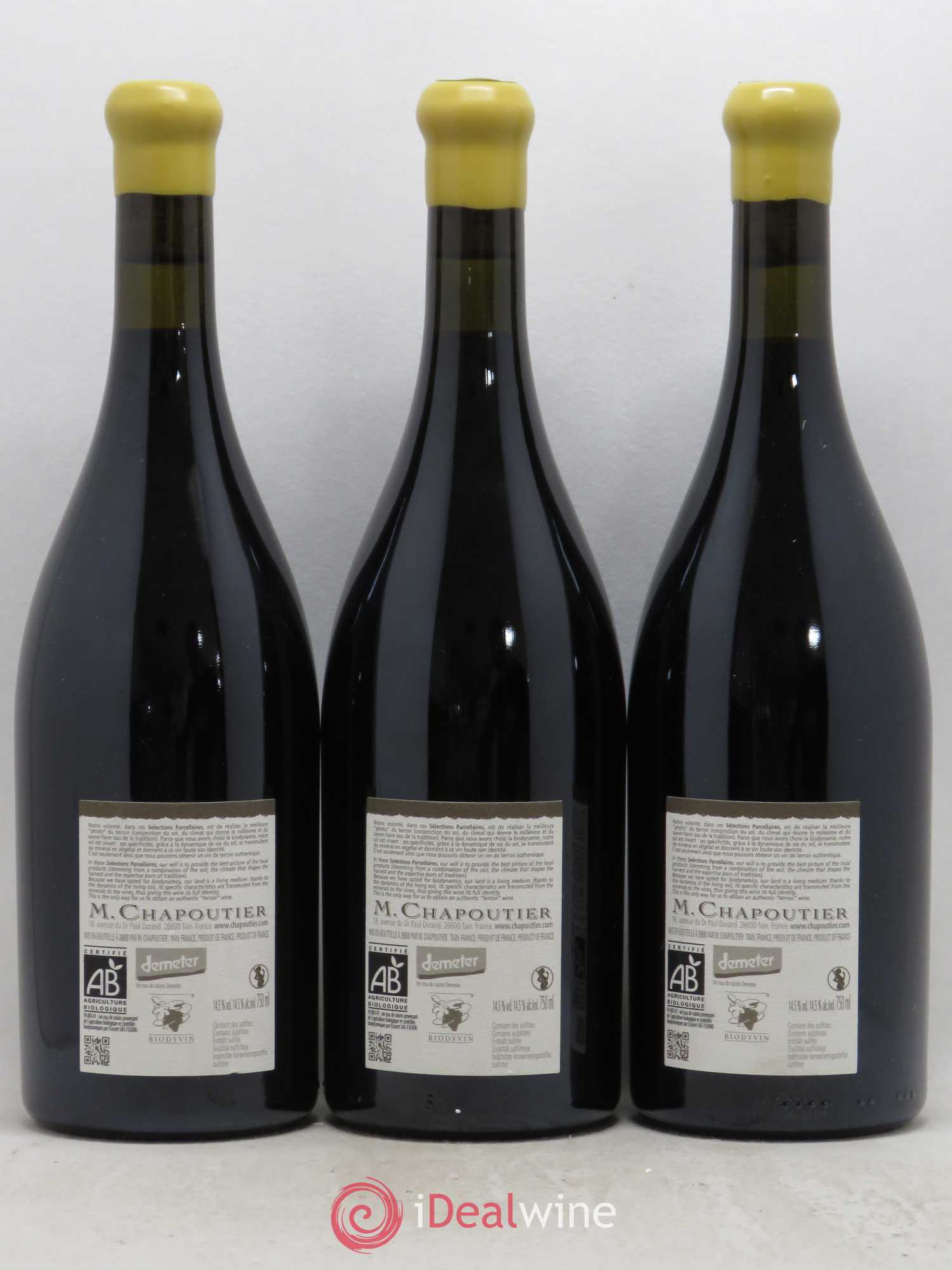 Hermitage Ermitage Le Pavillon Chapoutier 2009 - Lot de 3 bouteilles - 1
