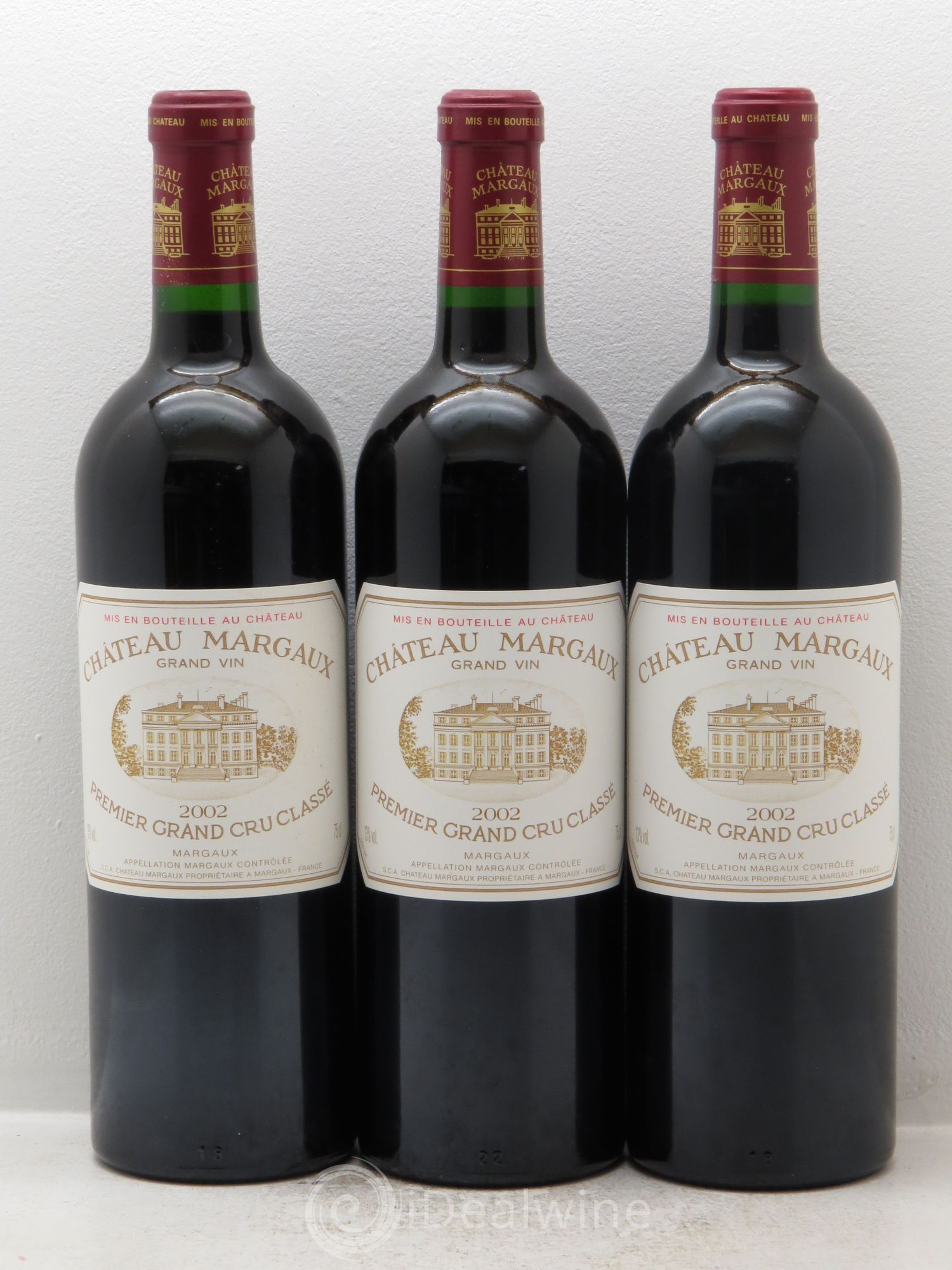 Château Margaux 1er Grand Cru Classé 2002 - Lot de 12 bouteilles - 3