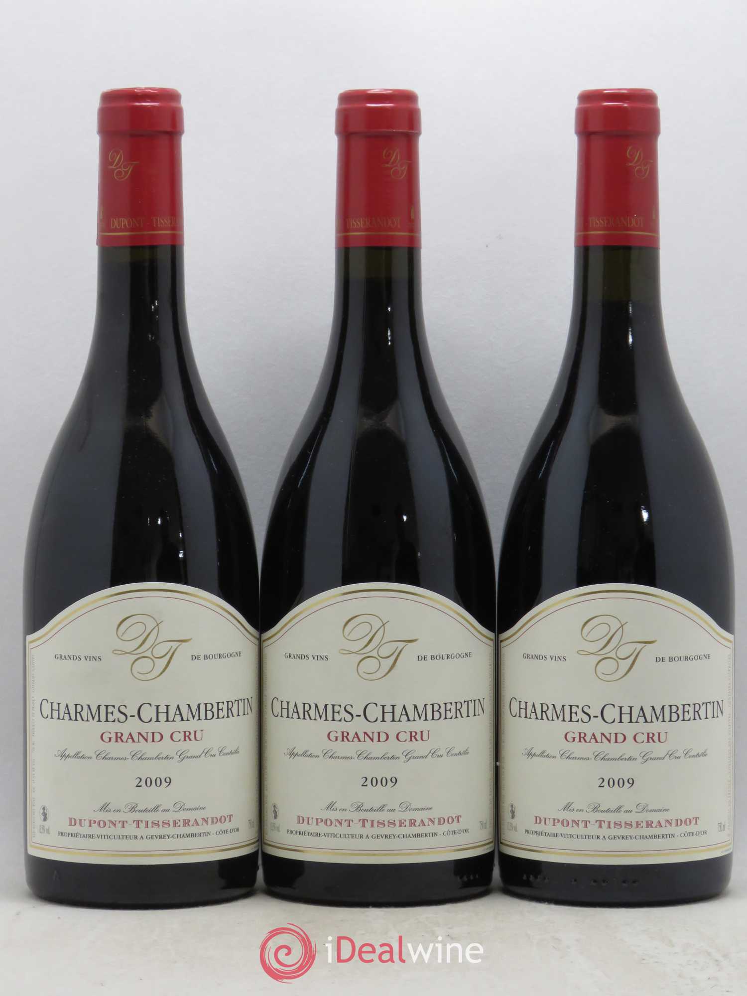 Charmes-Chambertin Grand Cru Dupont-Tisserandot (Domaine) 2009 - Lot de 3 bouteilles - 0