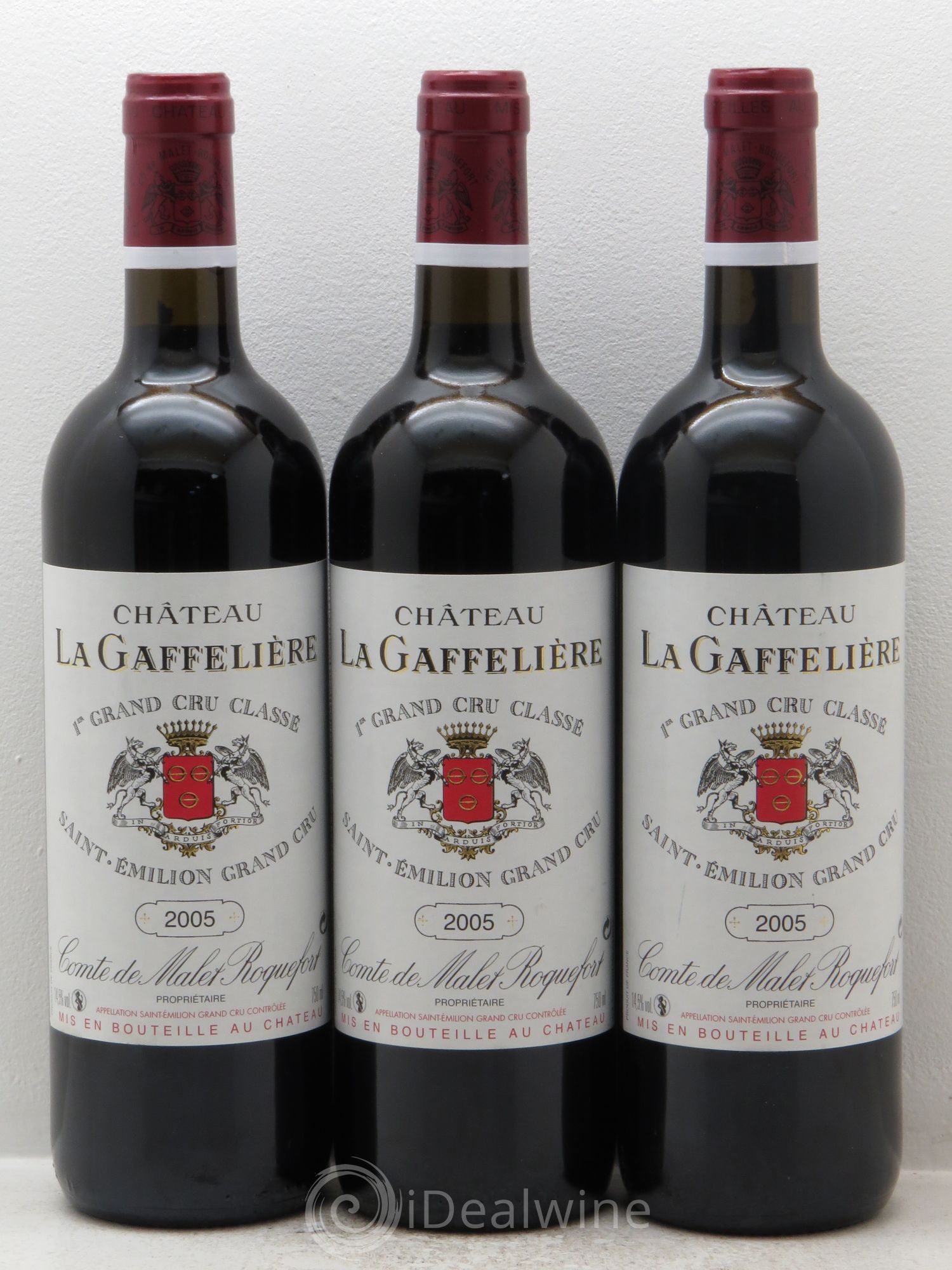 Château la Gaffelière 1er Grand Cru Classé B 2005 - Lot de 3 bouteilles - 0