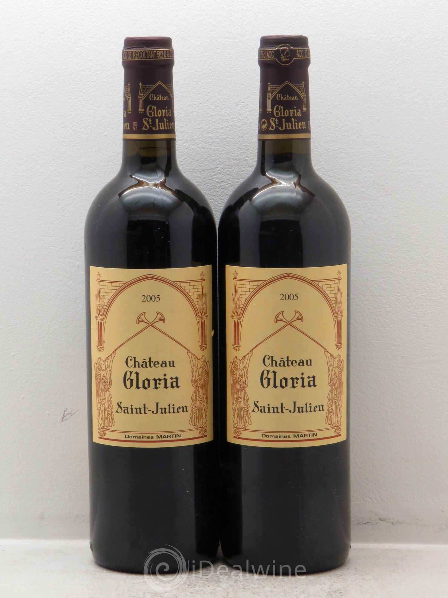 Château Gloria 2005 - Lot de 2 bouteilles - 0
