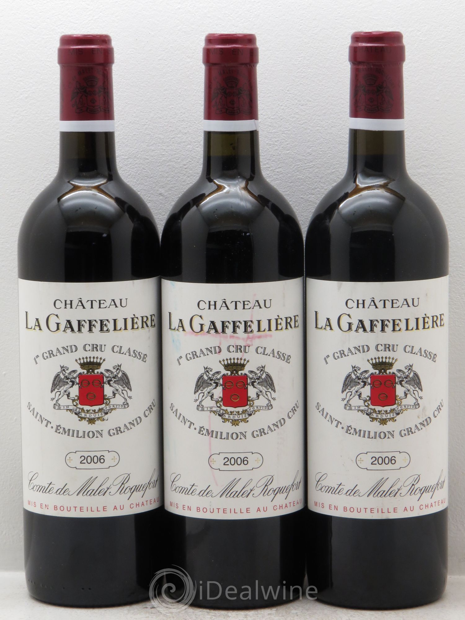 Château la Gaffelière 1er Grand Cru Classé B 2006 - Lot de 3 bouteilles - 0