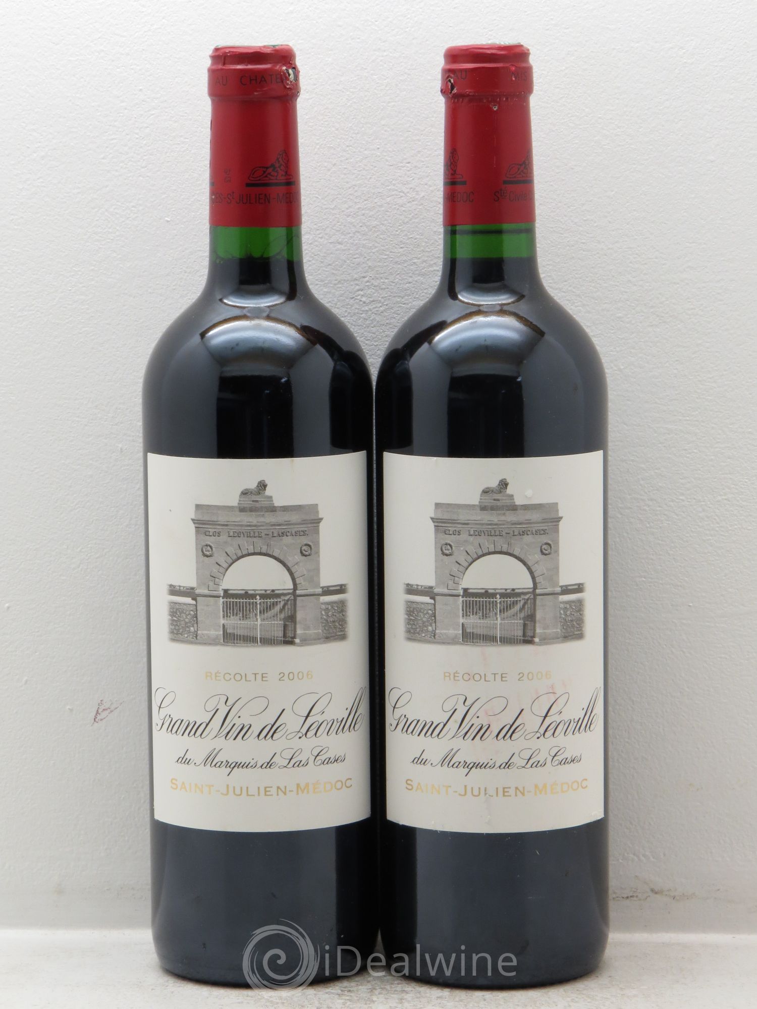 Château Léoville Las Cases 2ème Grand Cru Classé 2006 - Lot de 2 bouteilles - 0