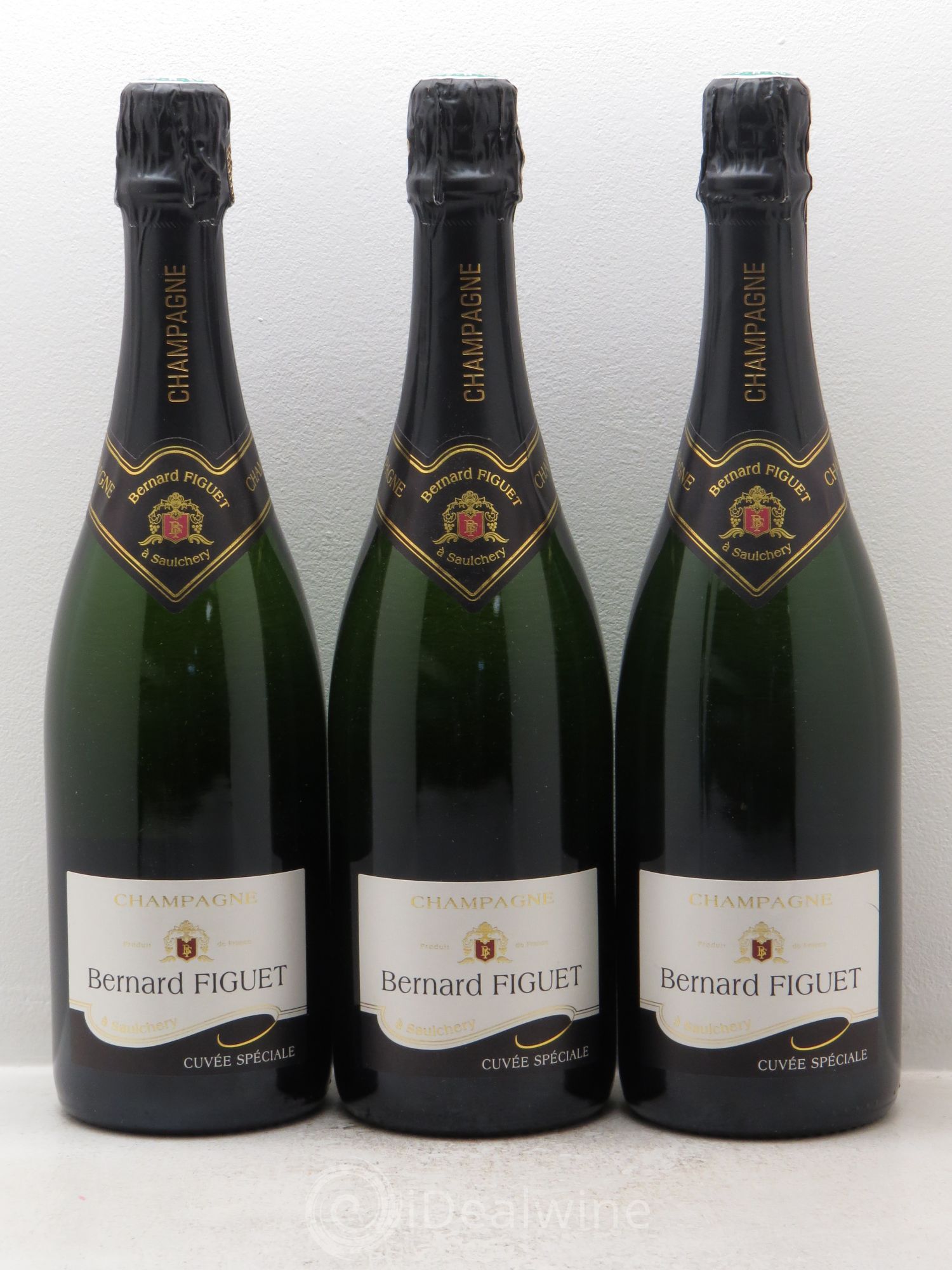 Champagne Cuvée Spéciale b.Figuet - Posten von 3 Flaschen - 0