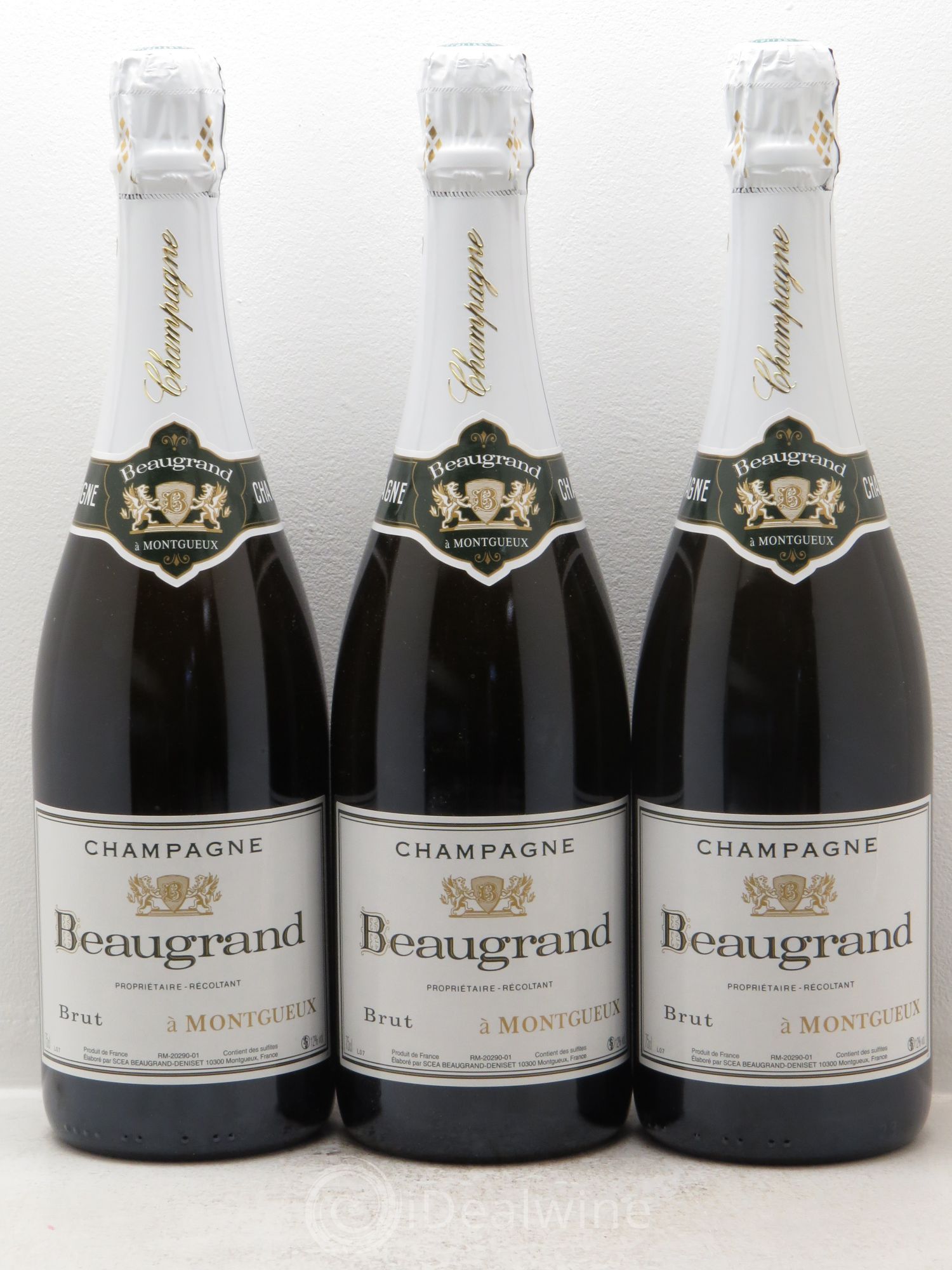 Champagne Beaugrand - Posten von 3 Flaschen - 0