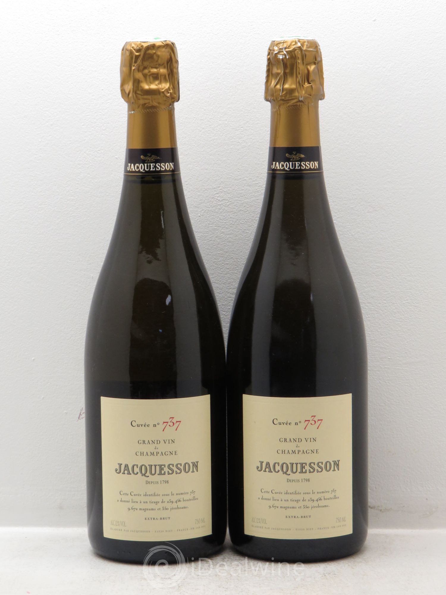 Cuvée 737 Jacquesson - Lot de 2 bouteilles - 0