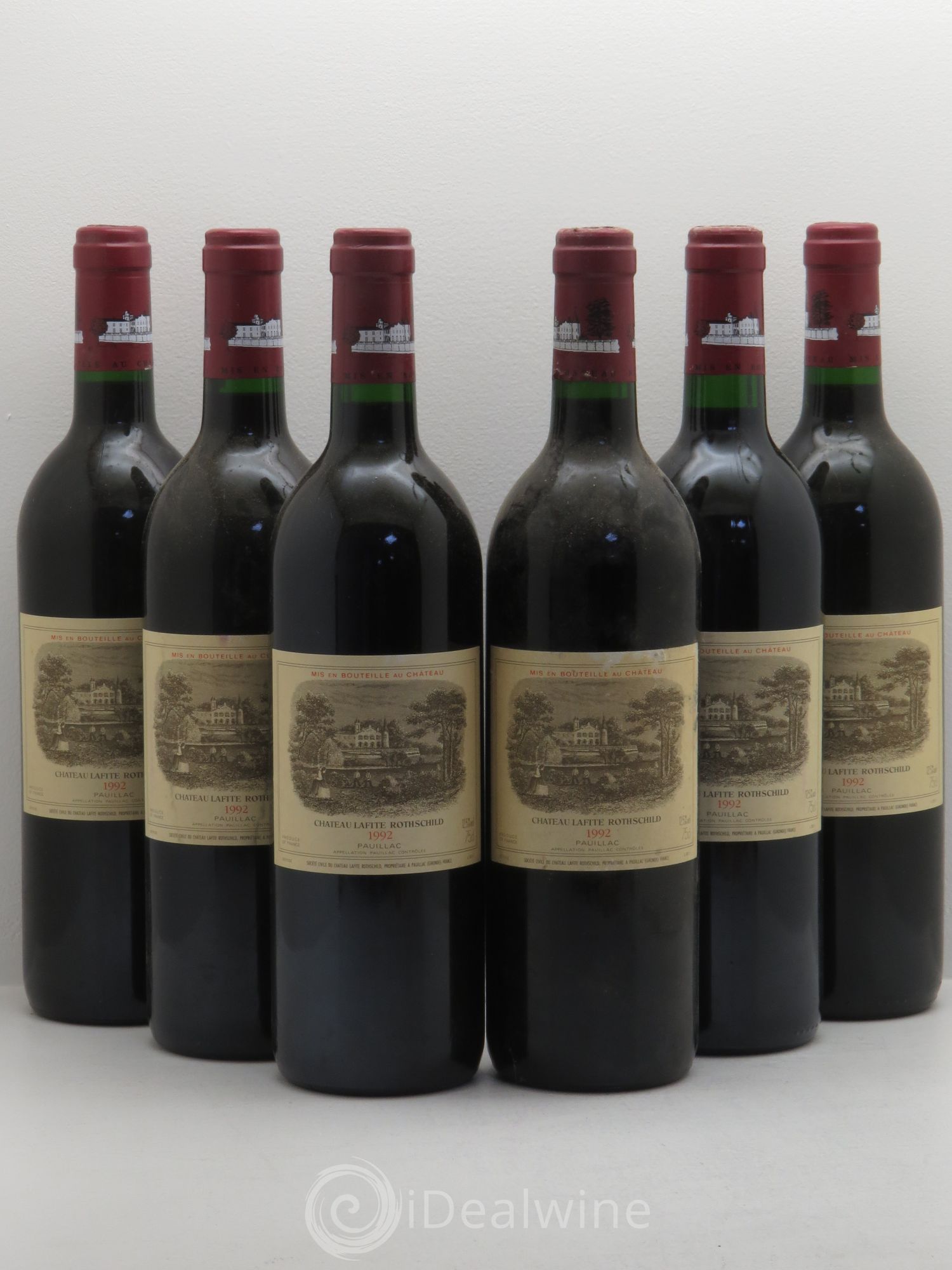 Château Lafite Rothschild 1er Grand Cru Classé 1992 - Lot de 6 bouteilles - 0