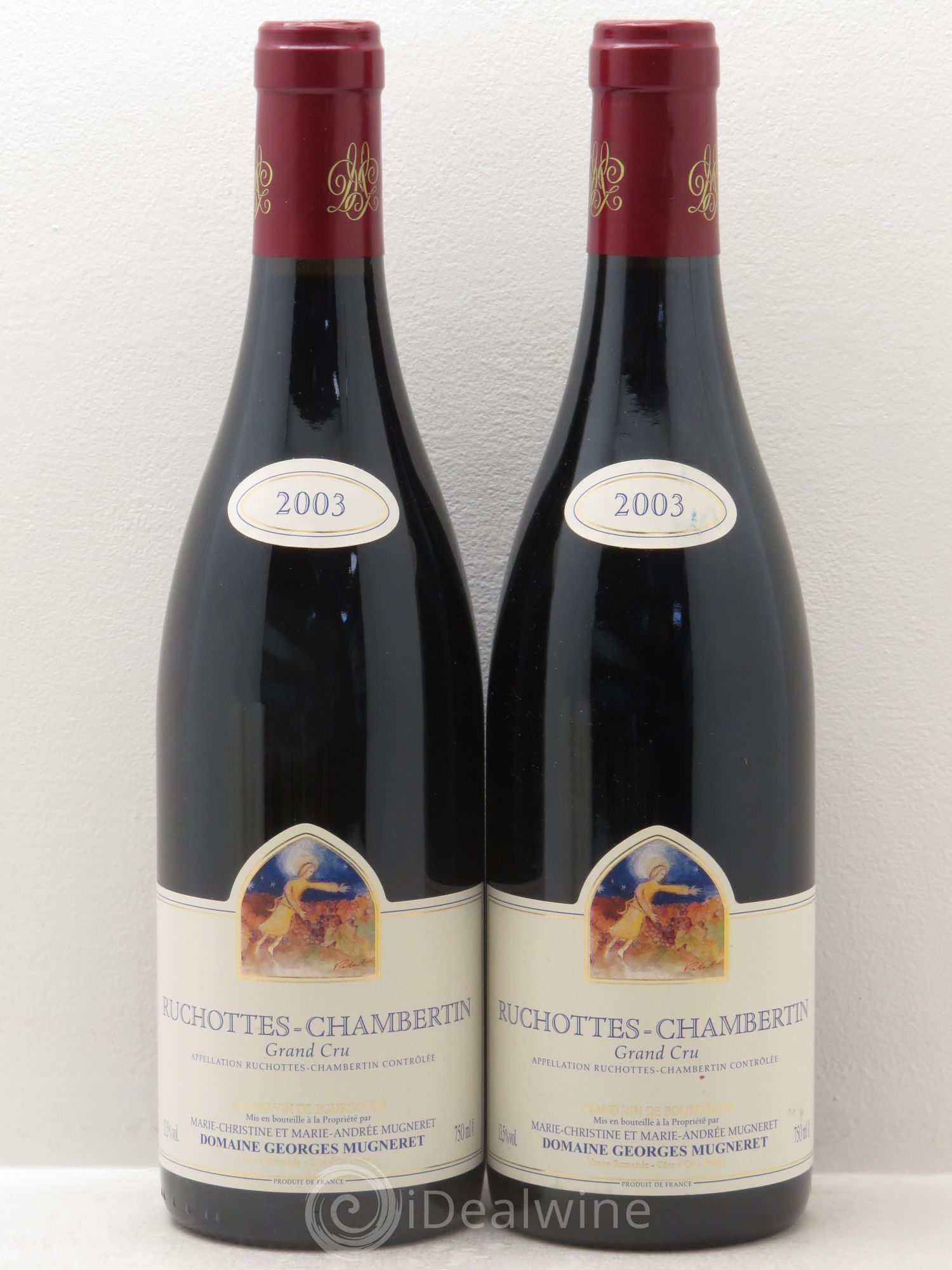 Ruchottes-Chambertin Grand Cru Georges Mugneret (Domaine) 2003 - Lot de 2 bouteilles - 0