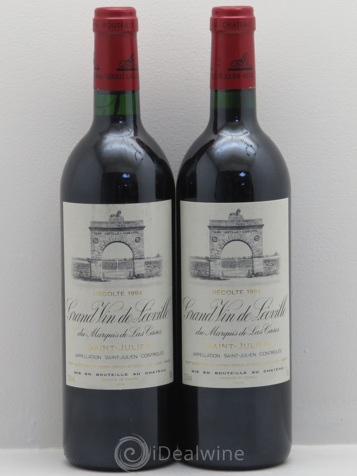 Château Léoville Las Cases 2ème Grand Cru Classé 1994 - Lot de 2 bouteilles - 0