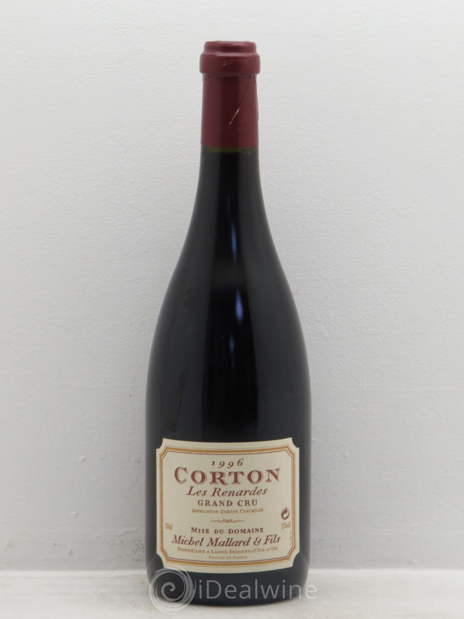 Corton Grand Cru Renardes Domaine Michel Mallard et fils (sans prix de réserve) 1996 - Posten von 1 Flasche - 0
