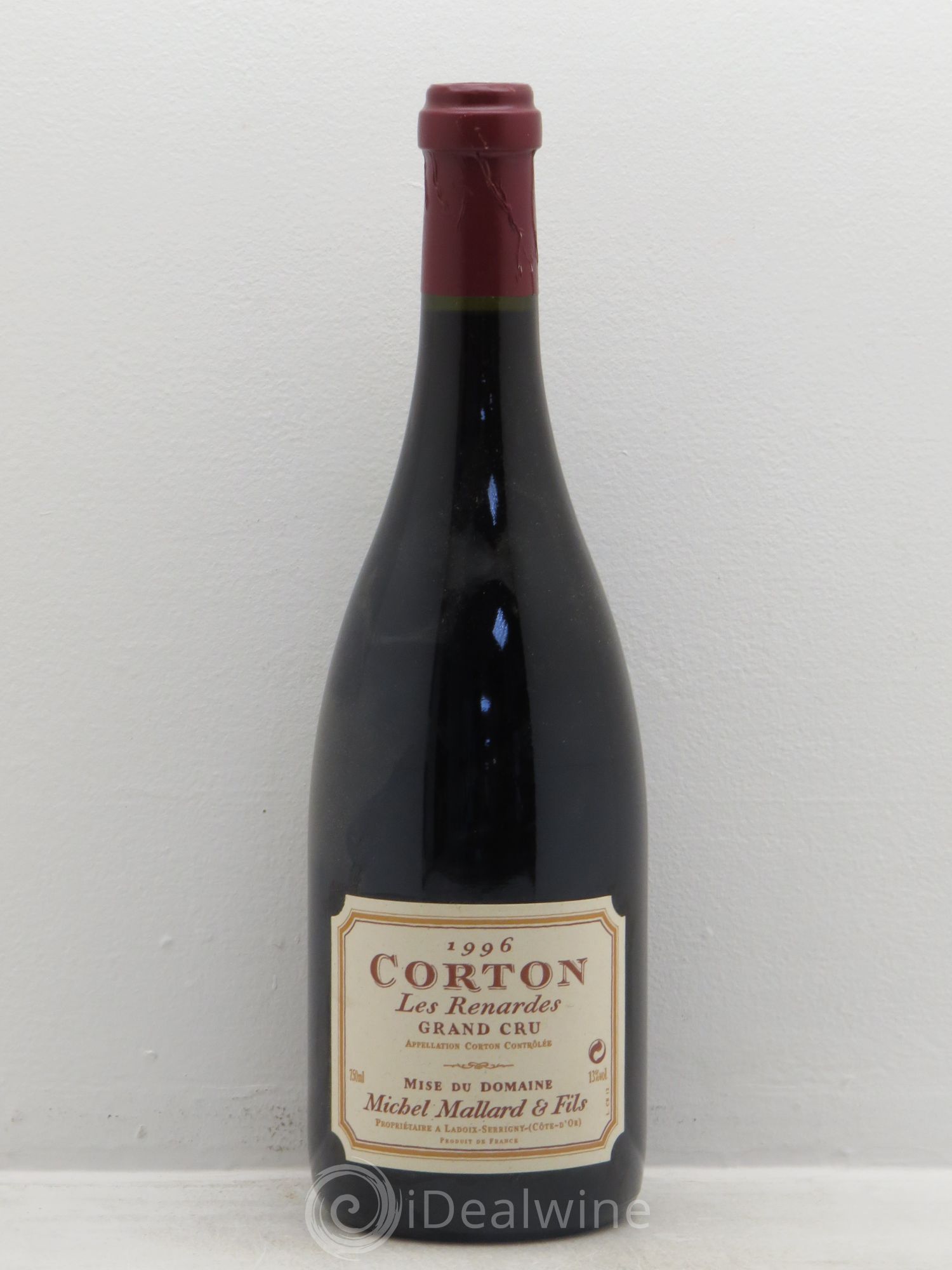 Corton Grand Cru Renardes Domaine Michel Mallard et fils 1996 - Posten von 1 Flasche - 0