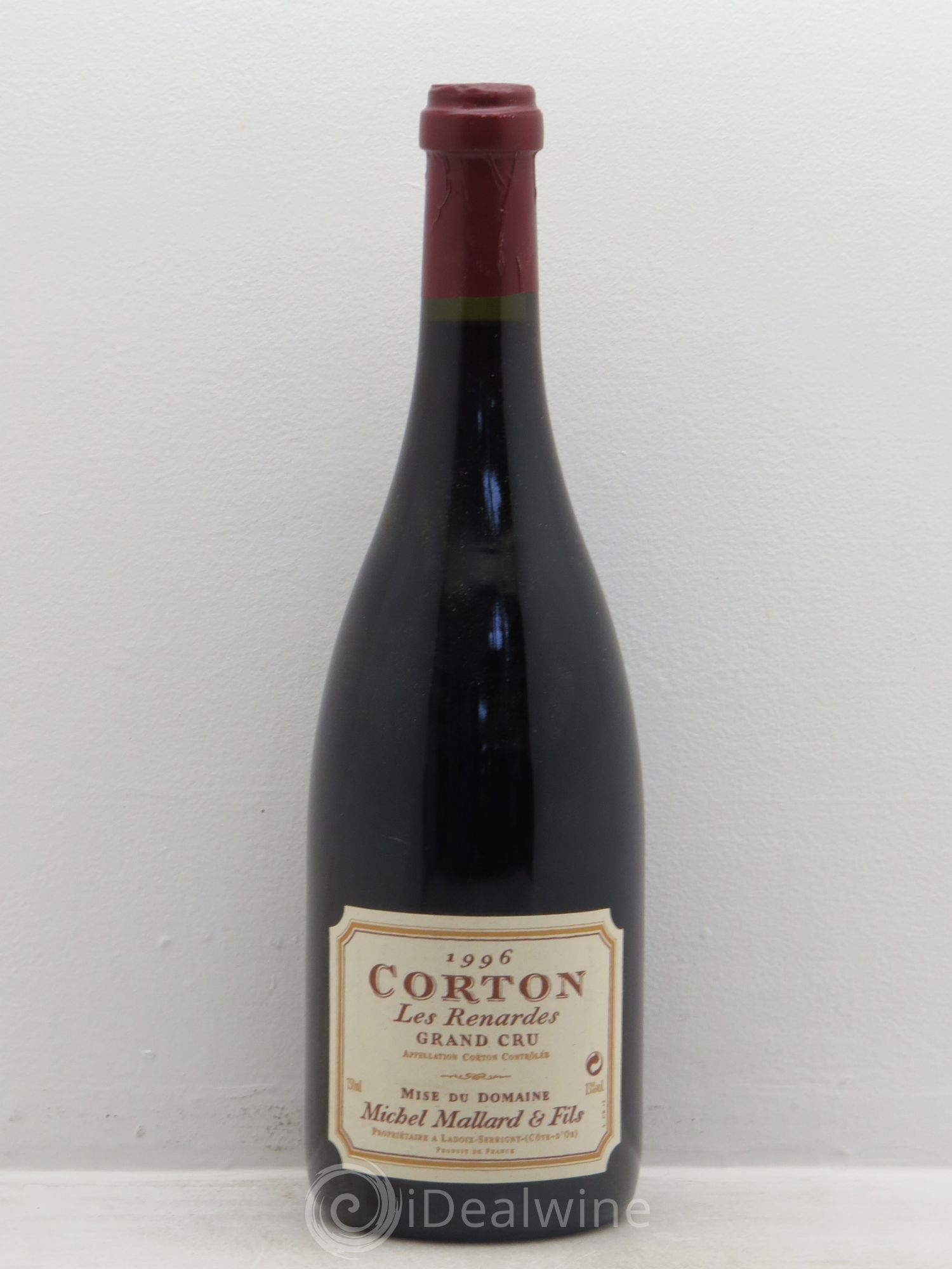 Corton Grand Cru Renardes Domaine Michel Mallard et fils (sans prix de réserve) 1996 - Posten von 1 Flasche - 0