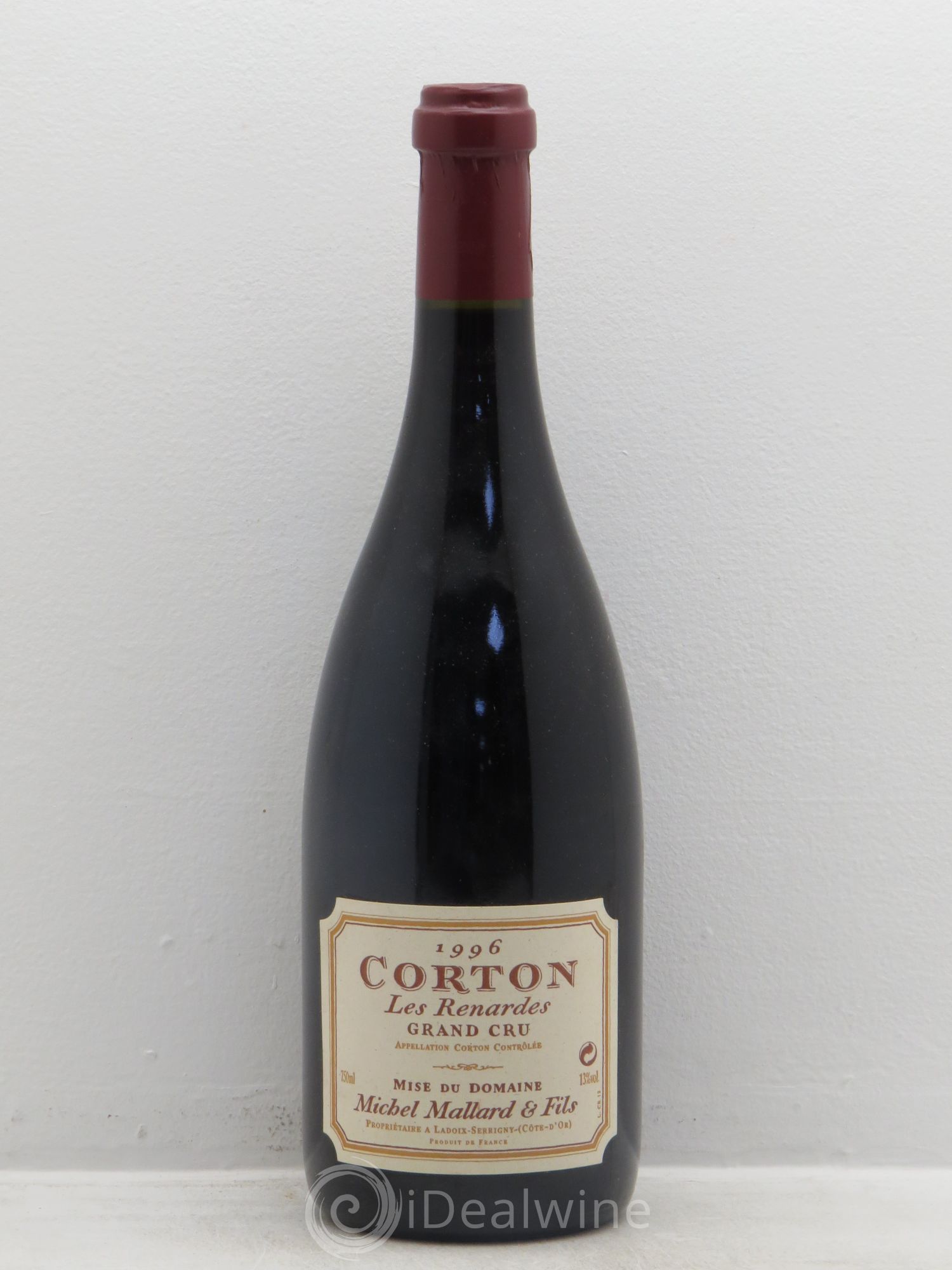Corton Grand Cru Renardes Domaine Michel Mallard et fils (sans prix de réserve) 1996 - Posten von 1 Flasche - 0