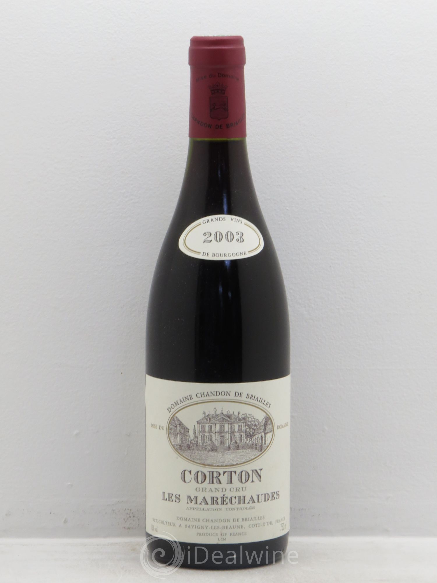 Corton Grand Cru (sans prix de réserve) 2003 - Lot de 1 bouteille - 0