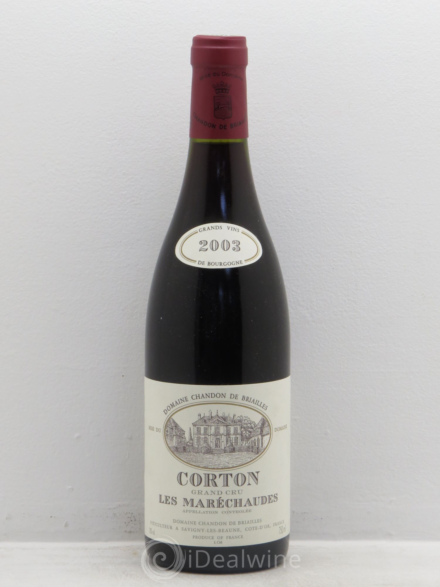 Corton Grand Cru (sans prix de réserve) 2003 - Lot de 1 bouteille - 0