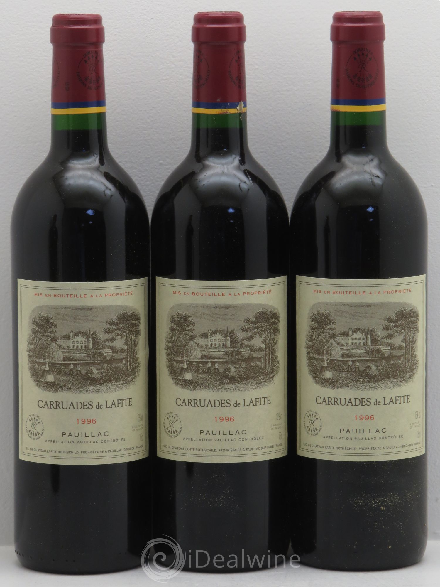 Carruades de Lafite Rothschild Second Vin 1996 - Lot de 12 bouteilles - 1