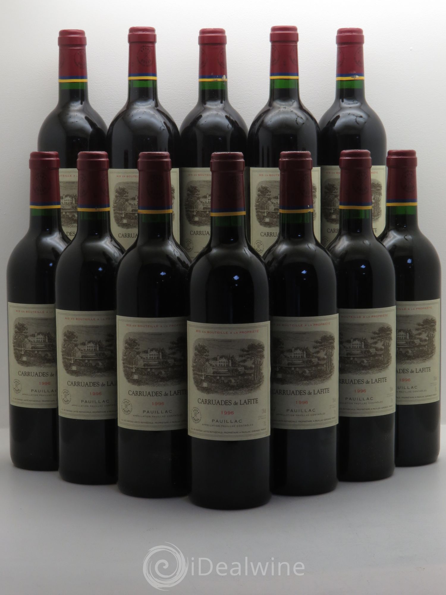 Carruades de Lafite Rothschild Second Vin 1996 - Lot de 12 bouteilles - 0