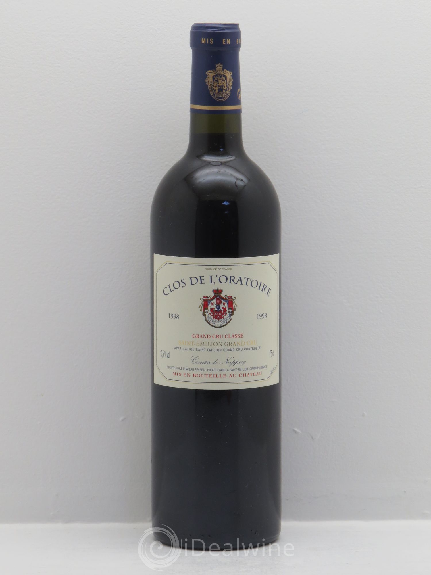 Clos de l'Oratoire Grand Cru Classé 1998 - Lot de 1 bouteille - 0
