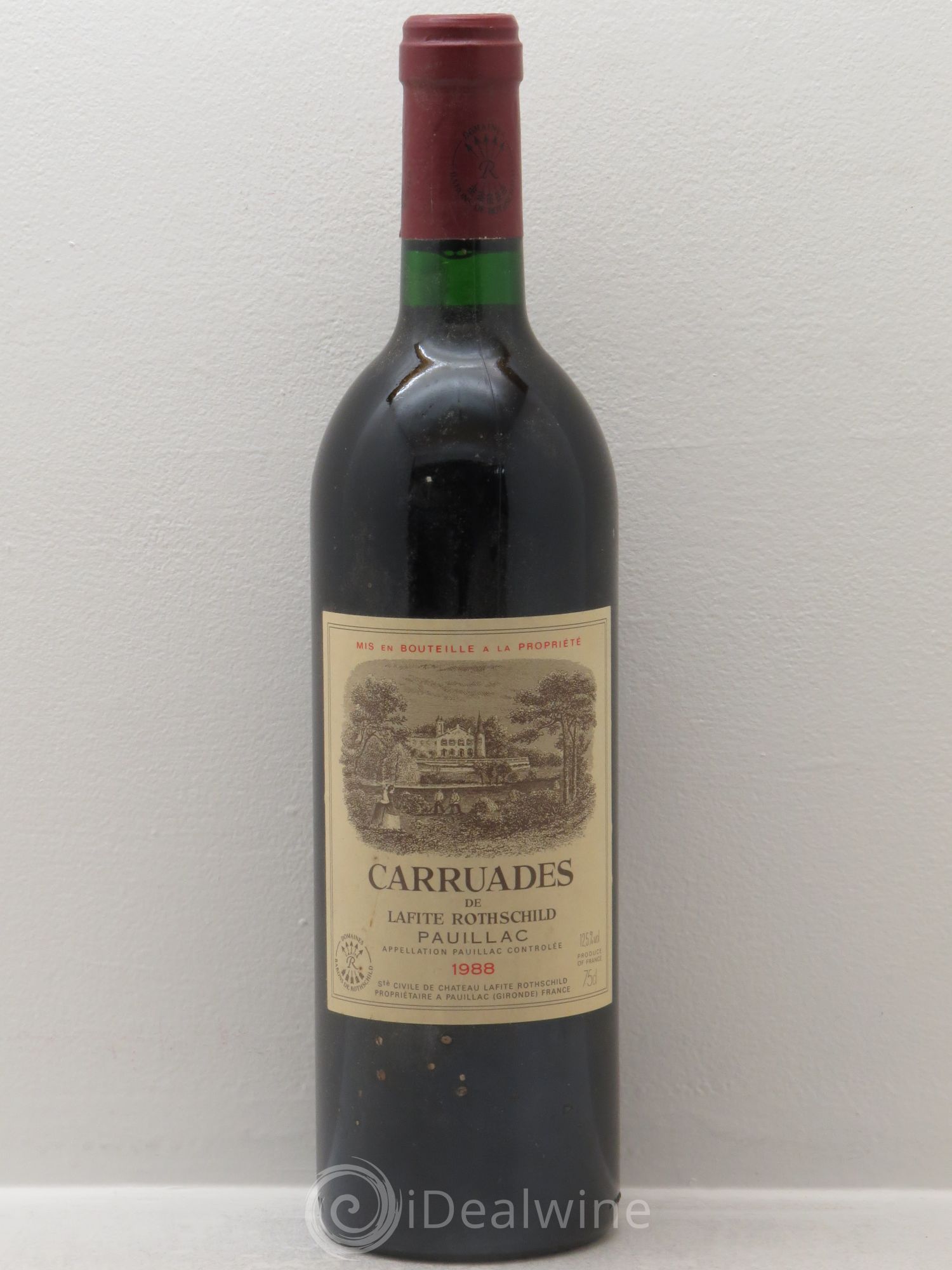 Carruades de Lafite Rothschild Second Vin 1988 - Lot de 1 bouteille - 0