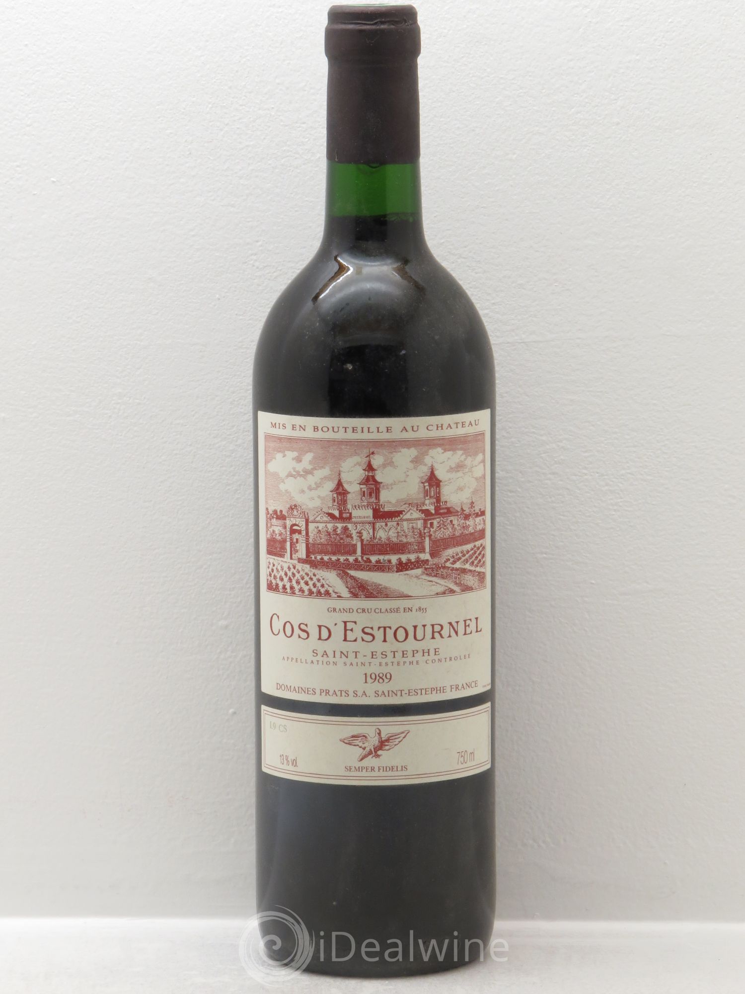 Cos d'Estournel 2ème Grand Cru Classé 1989 - Lot de 1 bouteille - 0