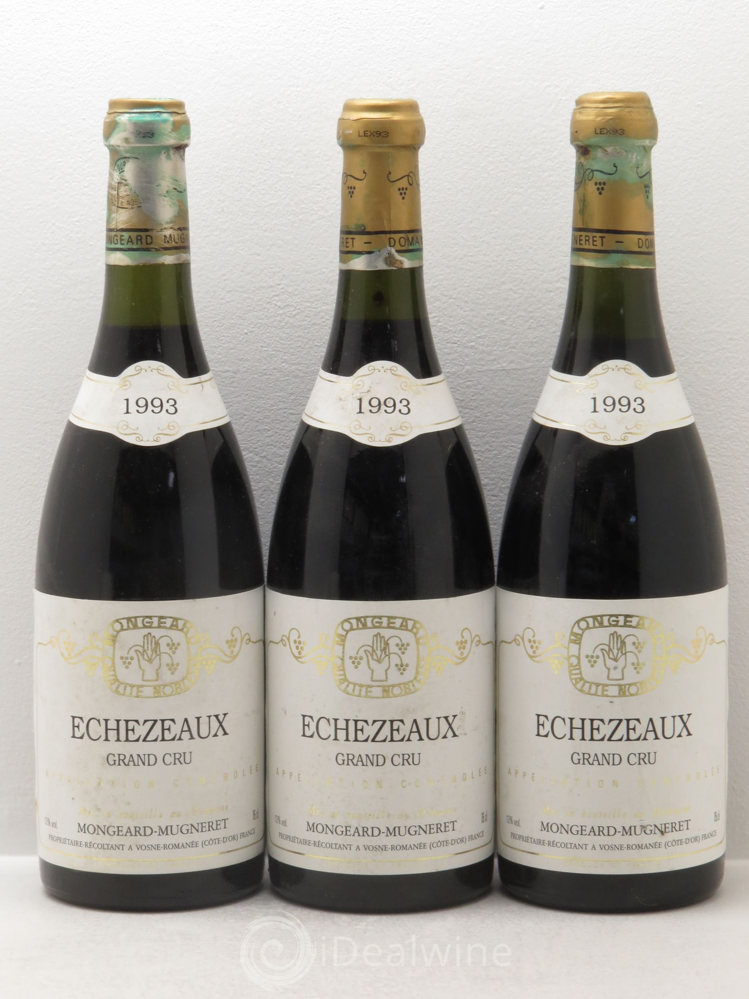 Echezeaux Grand Cru Mongeard-Mugneret (Domaine) 1993 - Lot de 3 bouteilles - 0