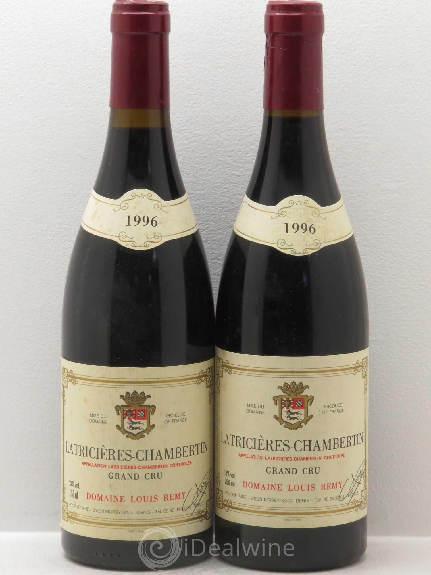 Latricières-Chambertin Grand Cru 1996 - Lot de 2 bouteilles - 0