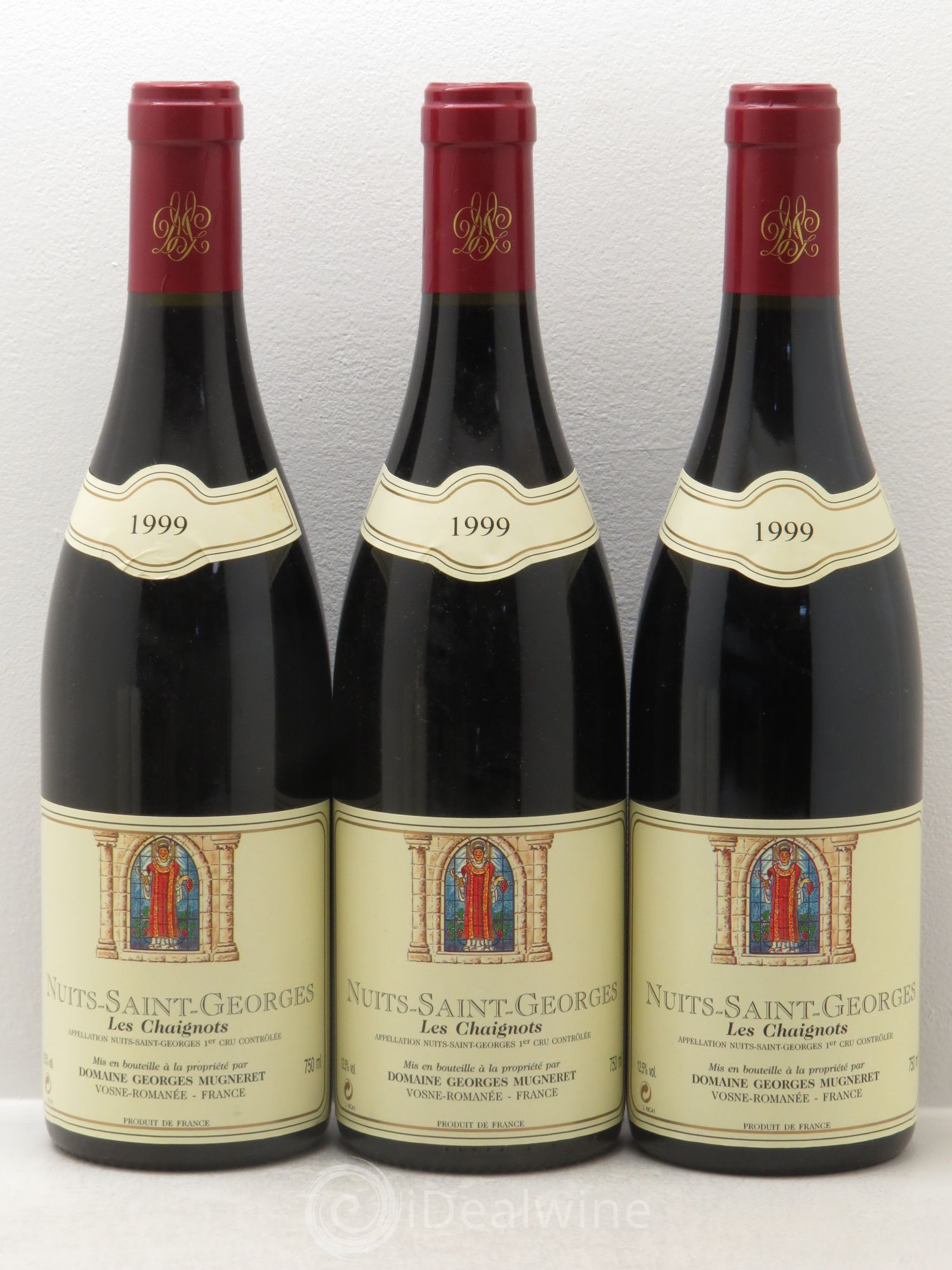 Nuits-Saint-Georges 1er Cru Les Chaignots Georges Mugneret (Domaine) 1999 - Lot de 3 bouteilles - 0