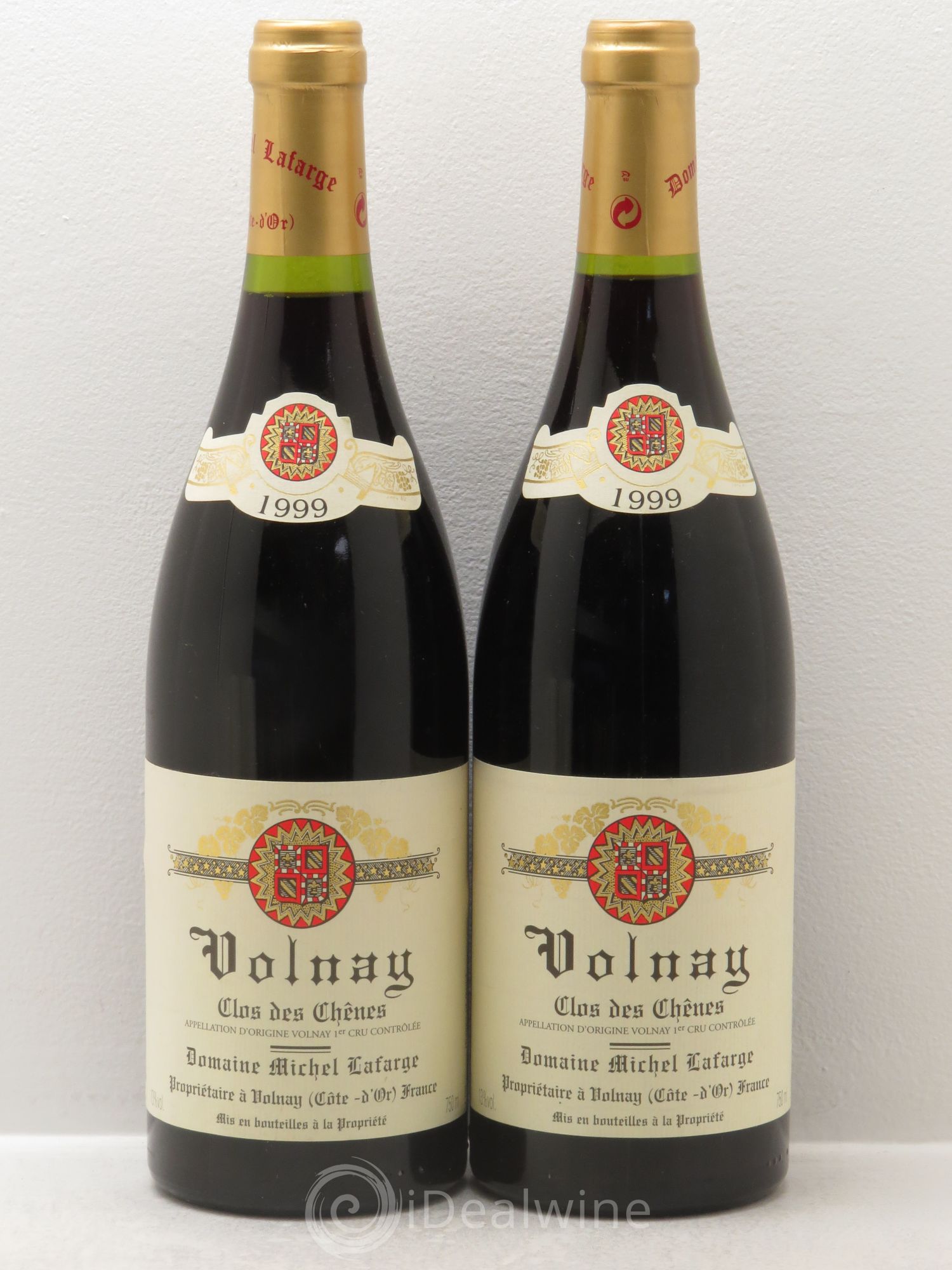 Volnay 1er Cru Clos des Chênes Lafarge (Domaine) 1999 - Lot de 2 bouteilles - 0