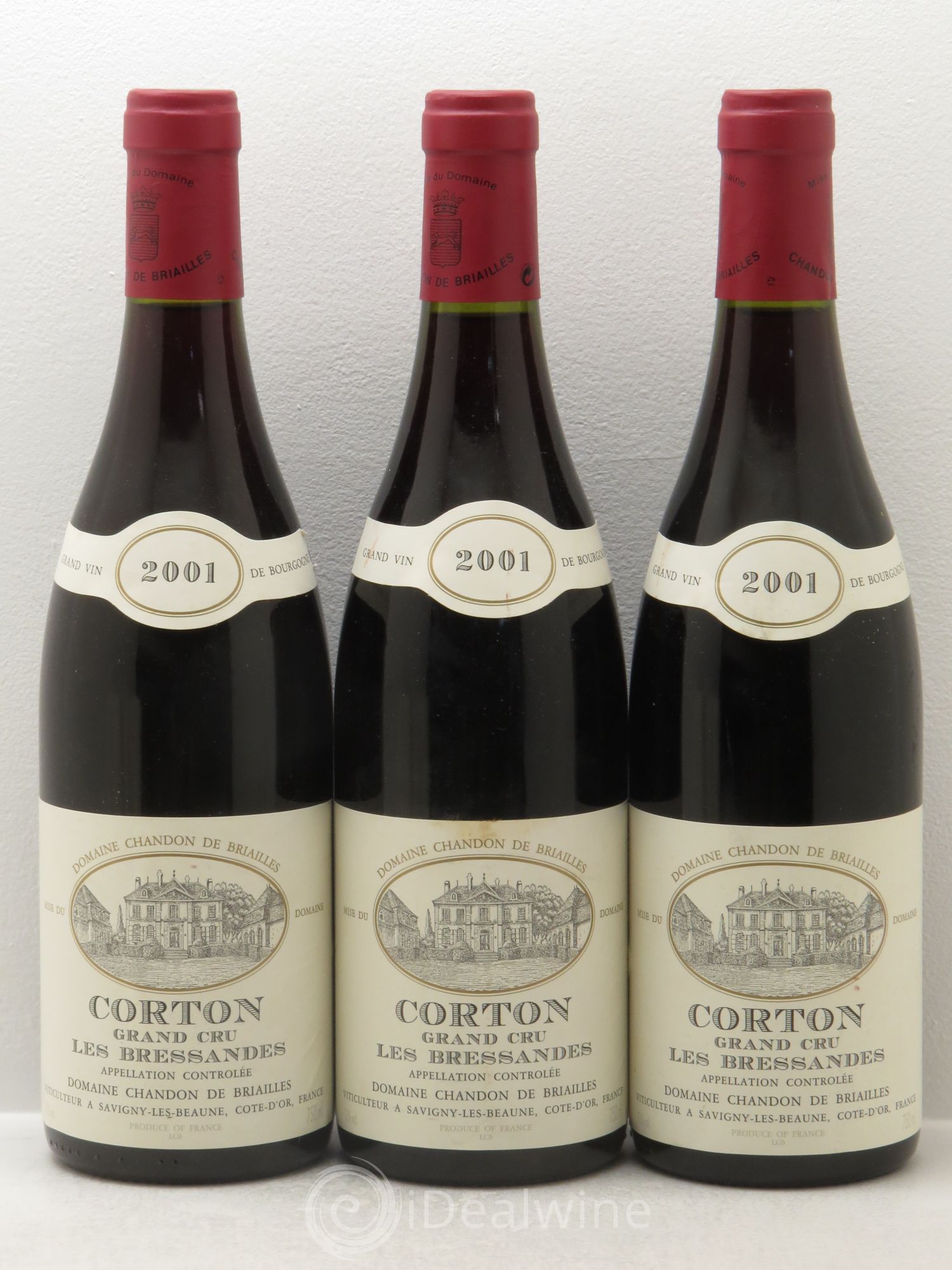 Corton Grand Cru 2001 - Lot de 3 bouteilles - 0