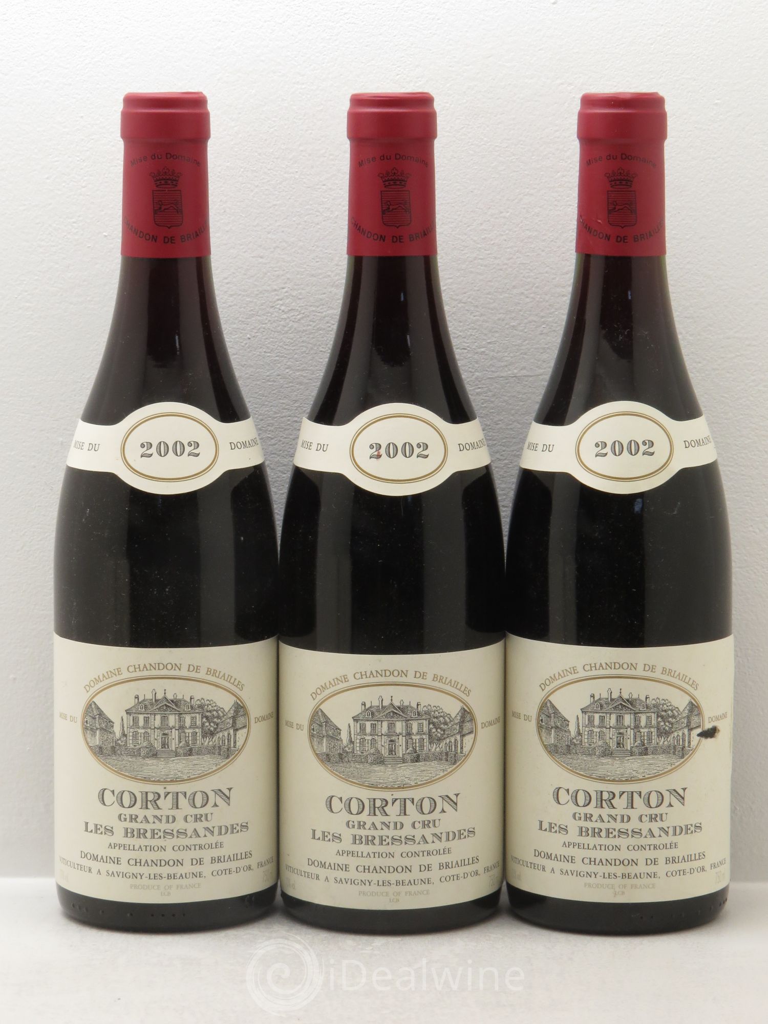 Corton Grand Cru 2002 - Lot de 3 bouteilles - 0