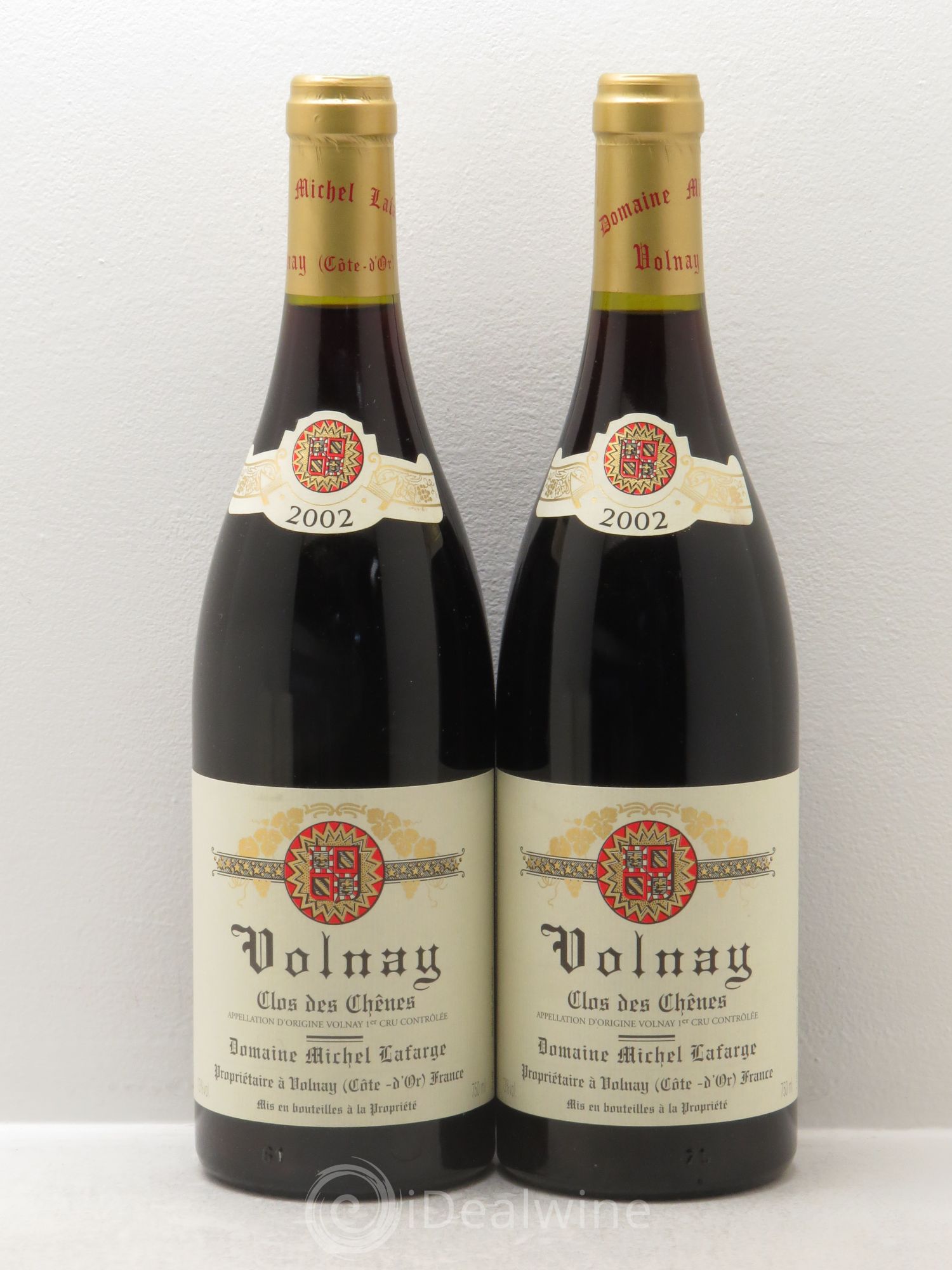 Volnay 1er Cru Clos des Chênes Lafarge (Domaine) 2002 - Lot de 2 bouteilles - 0