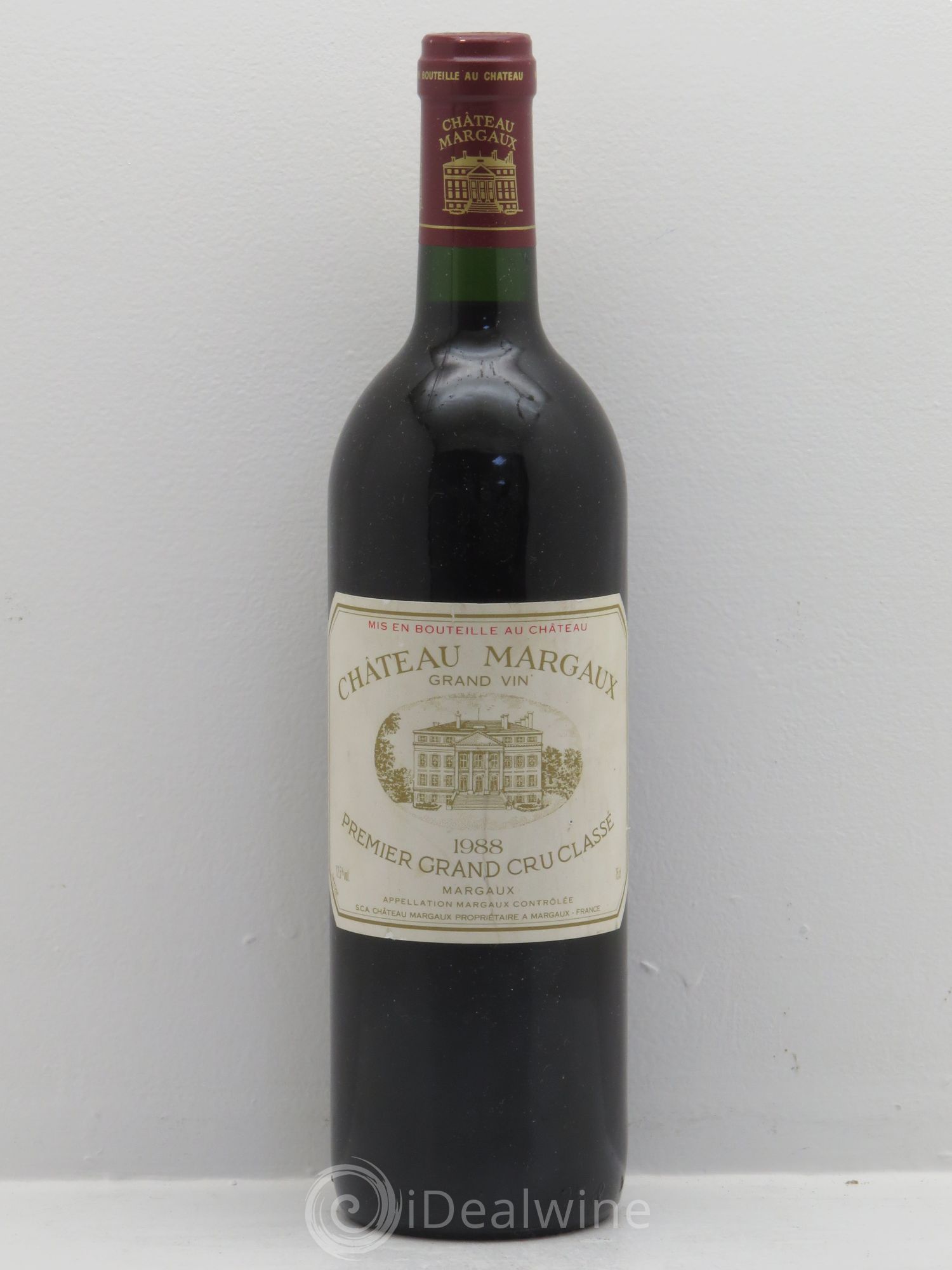 Château Margaux 1er Grand Cru Classé 1988 - Lot de 1 bouteille - 0