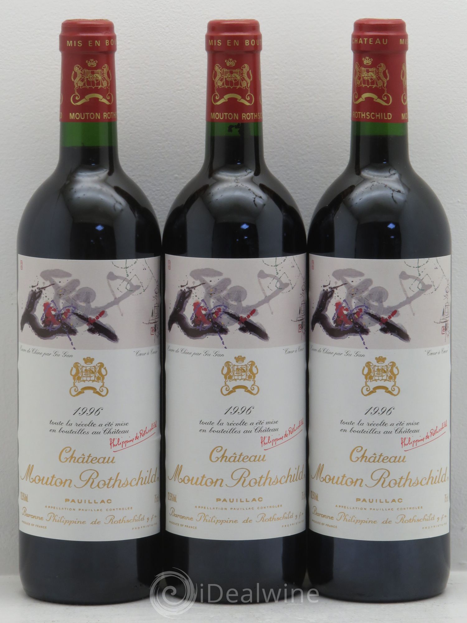 Château Mouton Rothschild 1er Grand Cru Classé 1996 - Lot de 6 bouteilles - 2