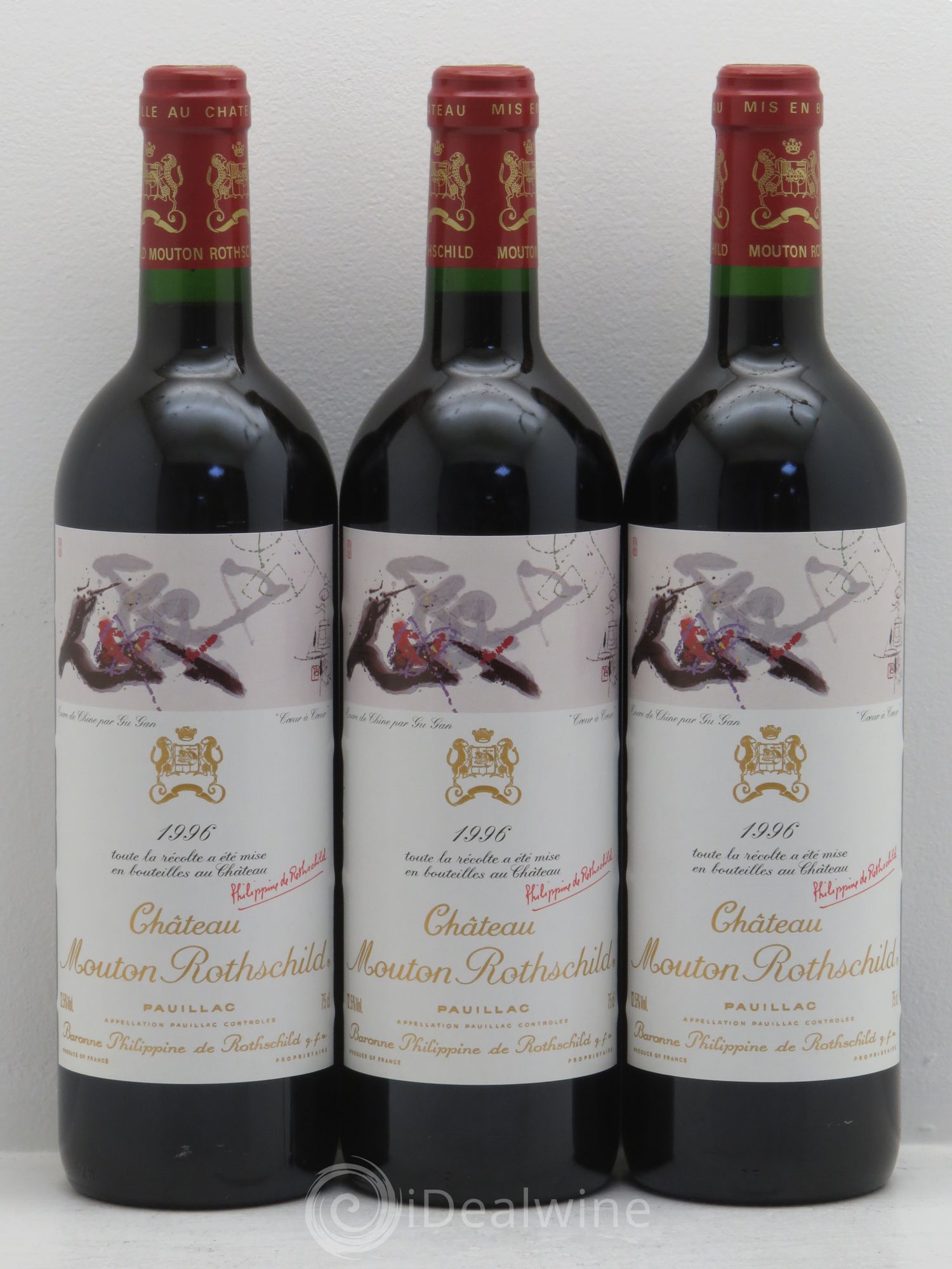 Château Mouton Rothschild 1er Grand Cru Classé 1996 - Lot de 6 bouteilles - 2