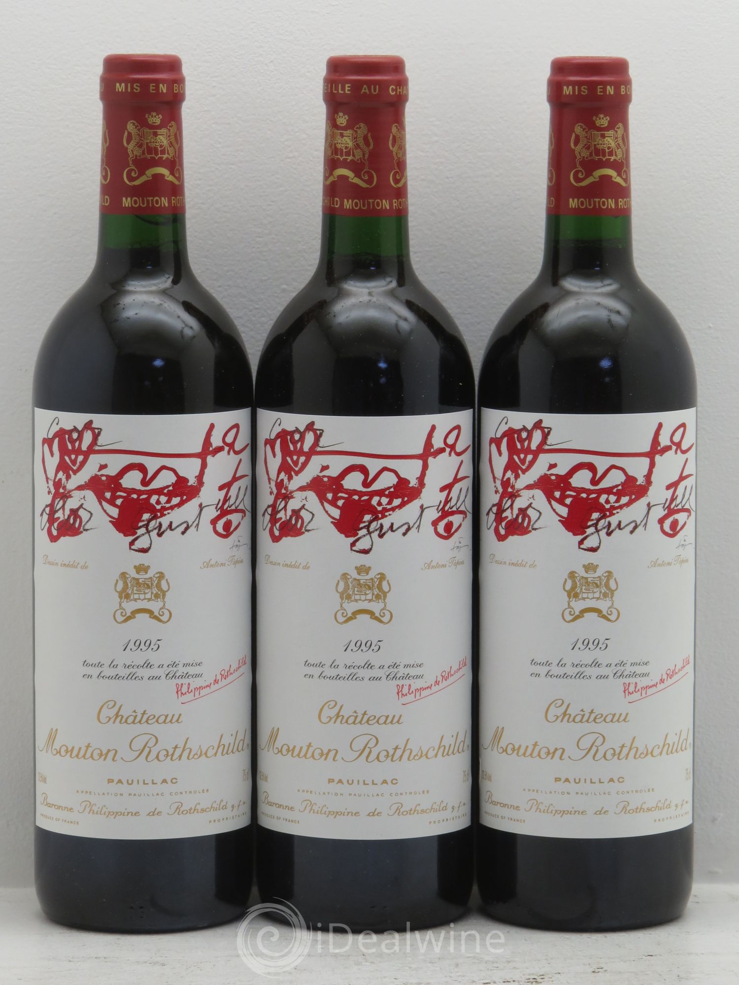 Château Mouton Rothschild 1er Grand Cru Classé 1995 - Lot de 6 bouteilles - 2