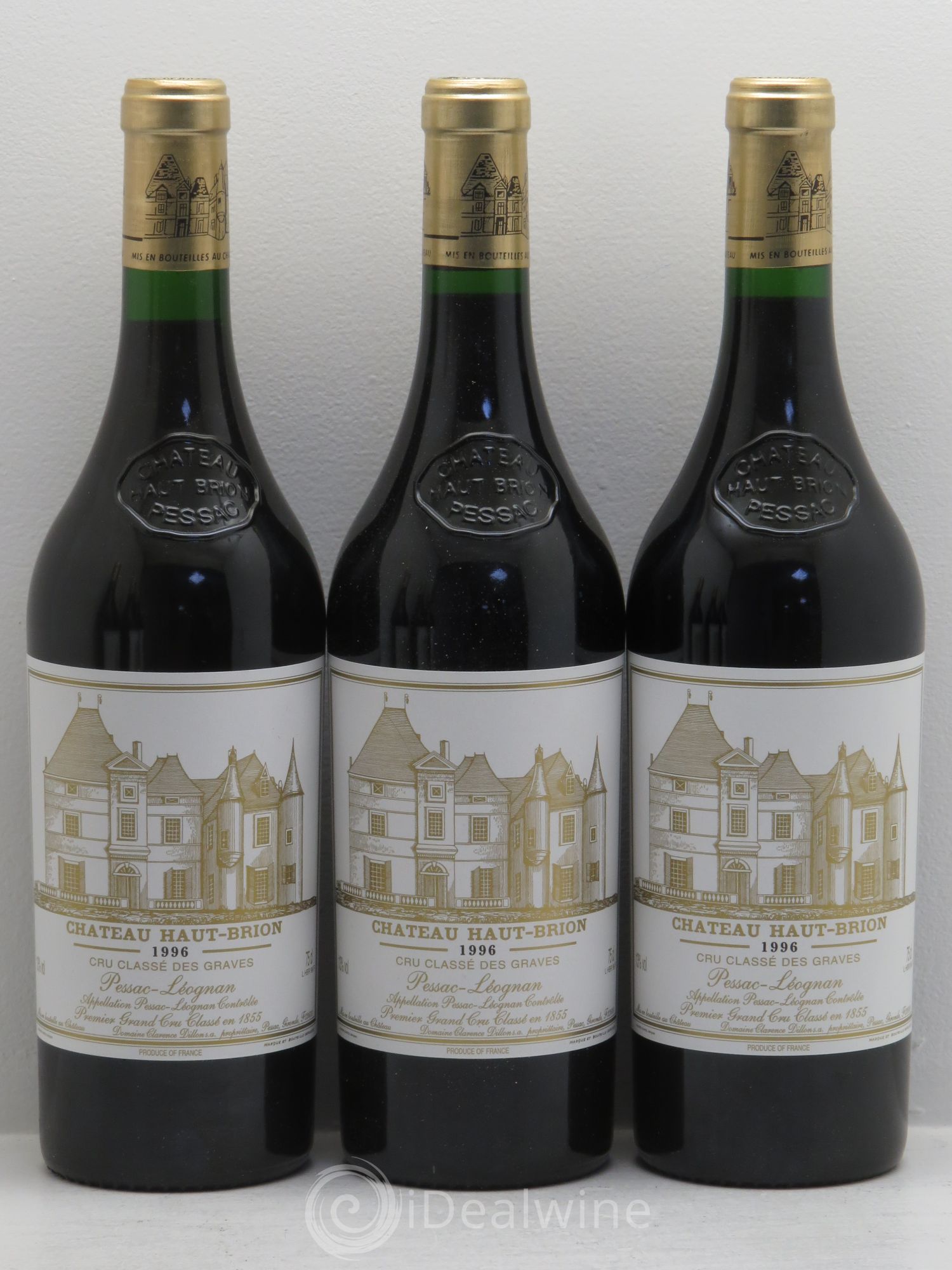 Château Haut Brion 1er Grand Cru Classé 1996 - Lot de 6 bouteilles - 2