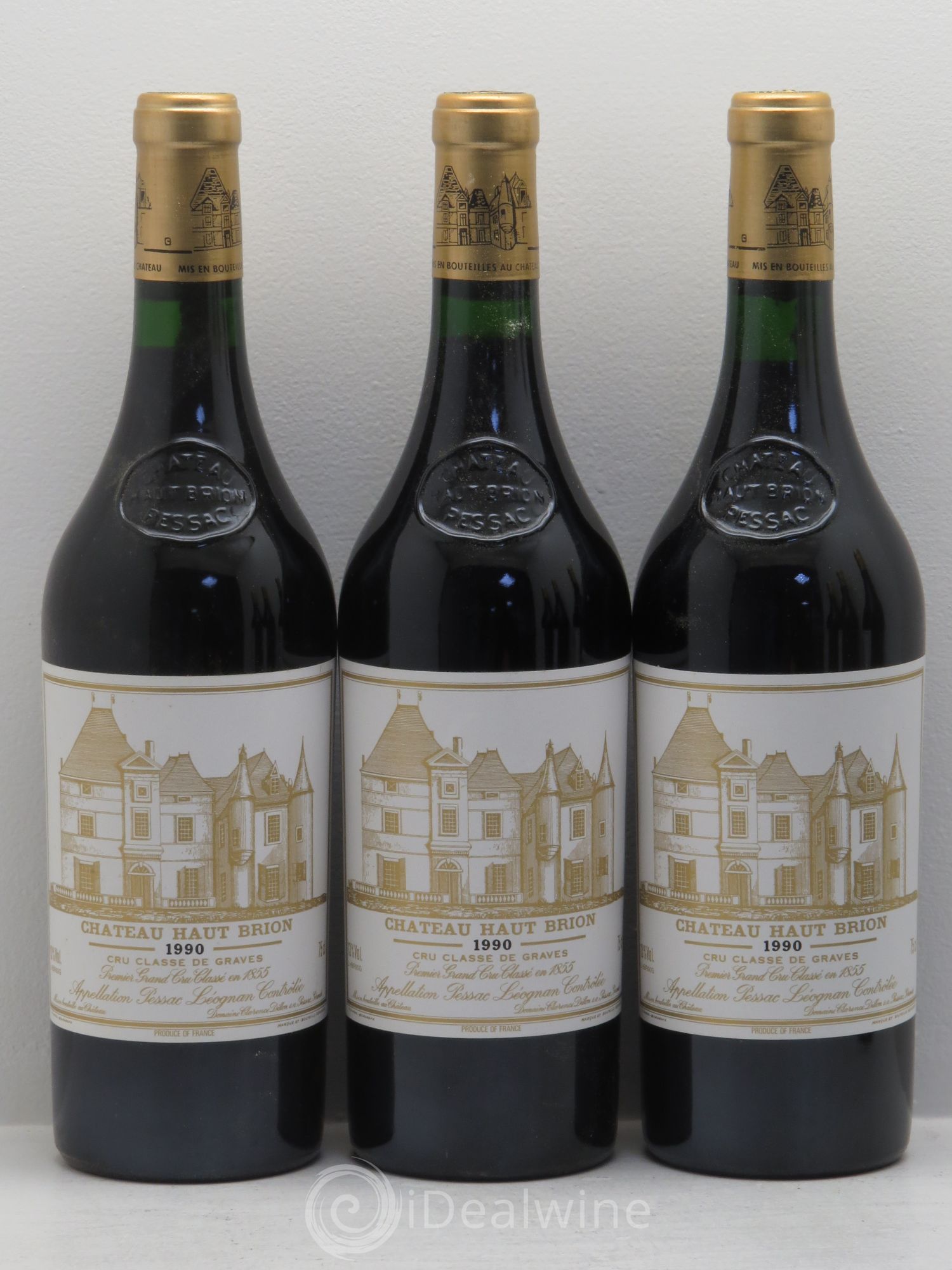Château Haut Brion 1er Grand Cru Classé 1990 - Lot de 6 bouteilles - 1