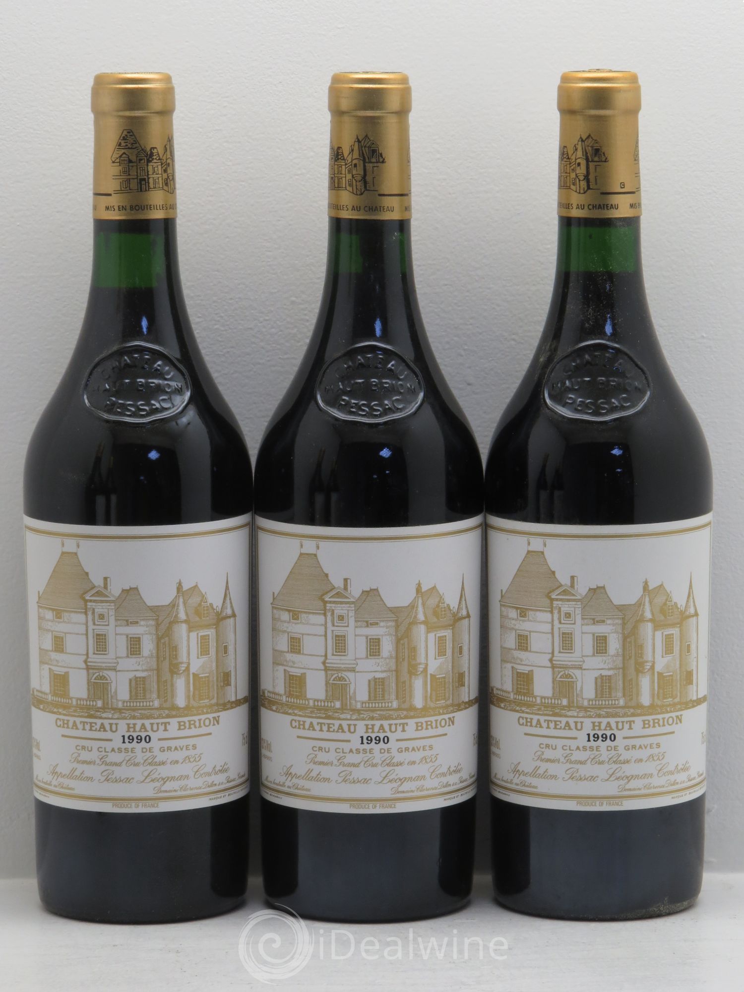 Château Haut Brion 1er Grand Cru Classé 1990 - Lot de 6 bouteilles - 2