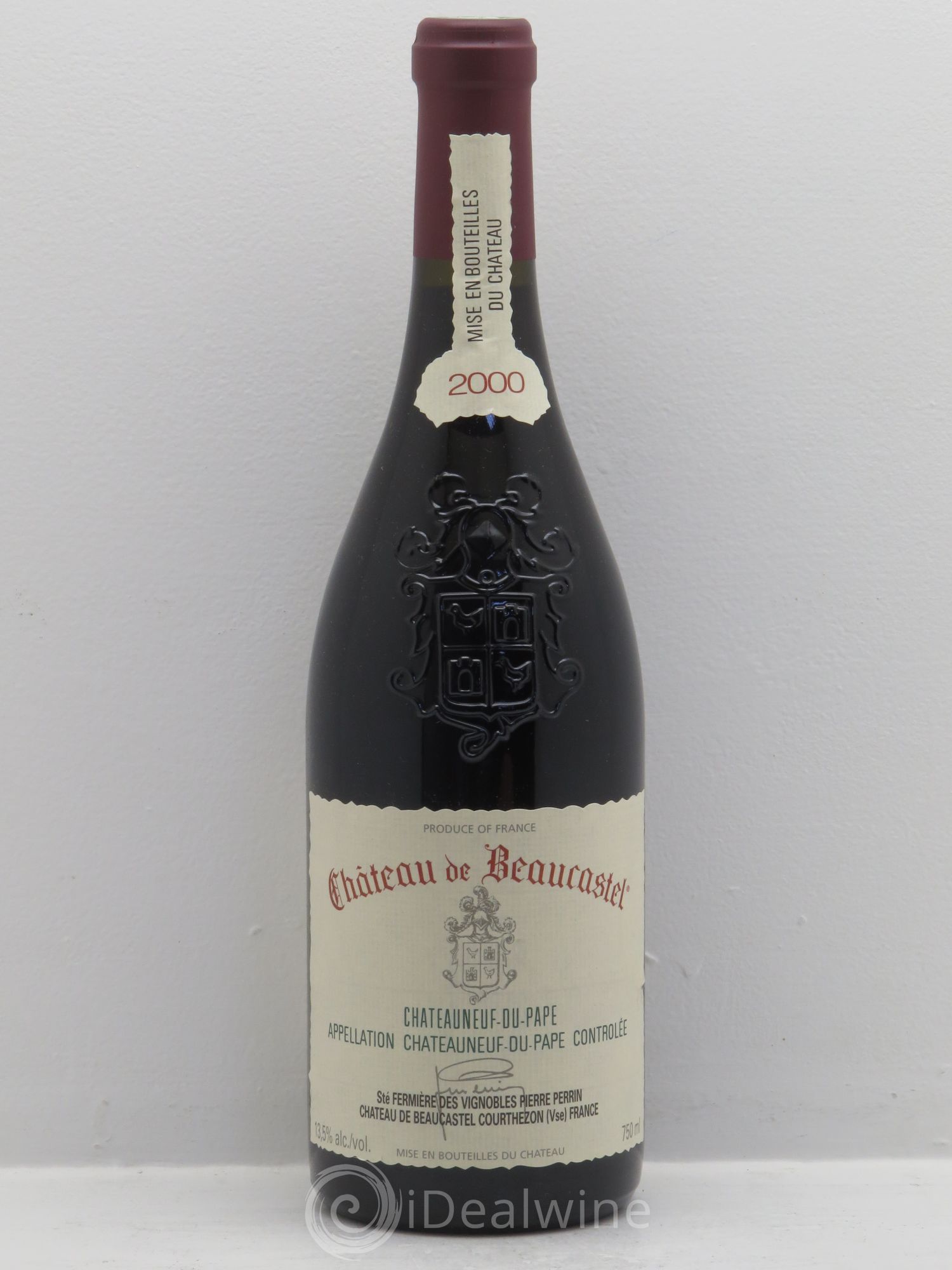Châteauneuf-du-Pape Château de Beaucastel Famille Perrin 2000 - Lot de 12 bouteilles - 0