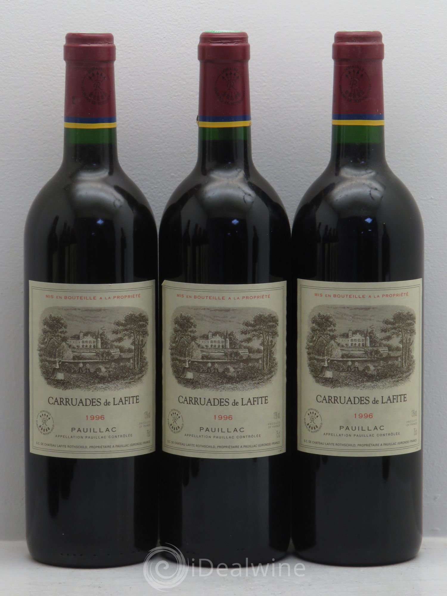 Carruades de Lafite Rothschild Second Vin 1996 - Lot de 12 bouteilles - 2