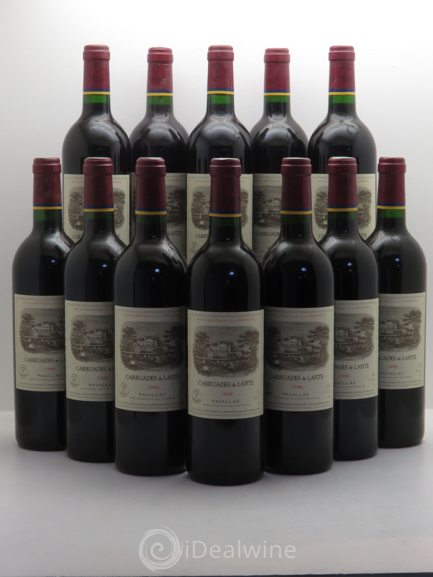 Carruades de Lafite Rothschild Second Vin 1996 - Lot de 12 bouteilles - 0