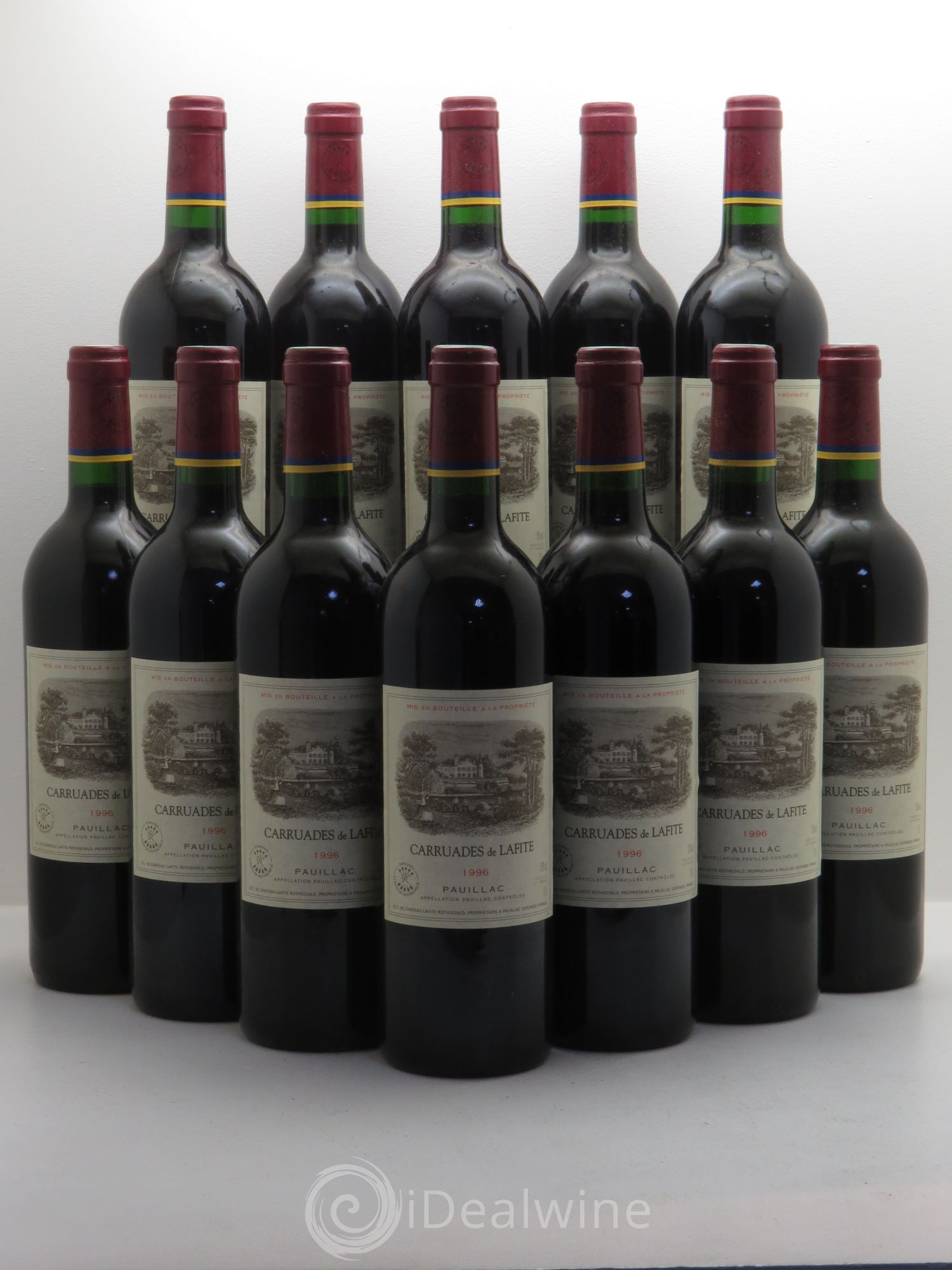 Carruades de Lafite Rothschild Second Vin 1996 - Lot de 12 bouteilles - 0
