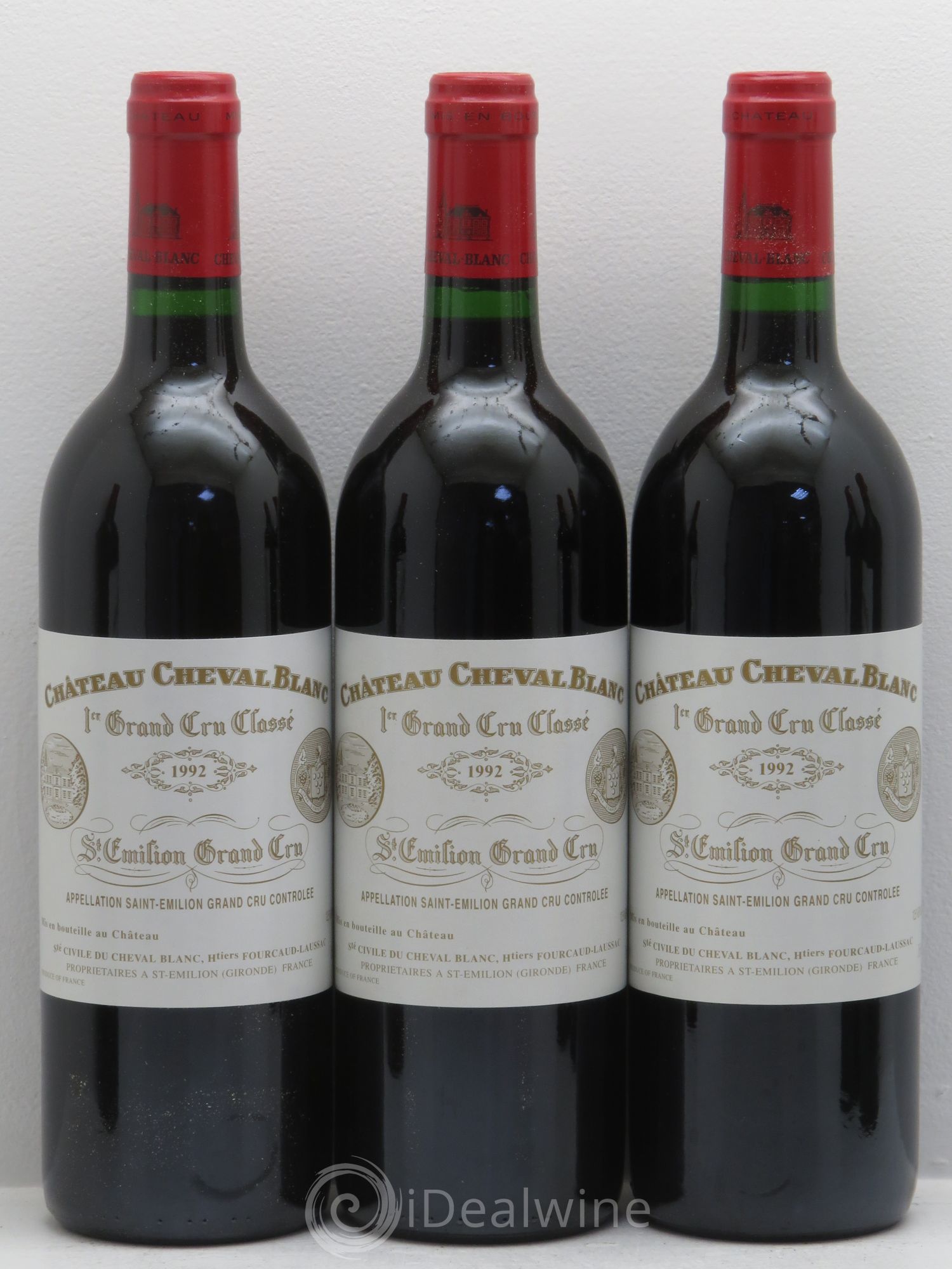 Château Cheval Blanc 1er Grand Cru Classé A 1992 - Lot de 12 bouteilles - 3
