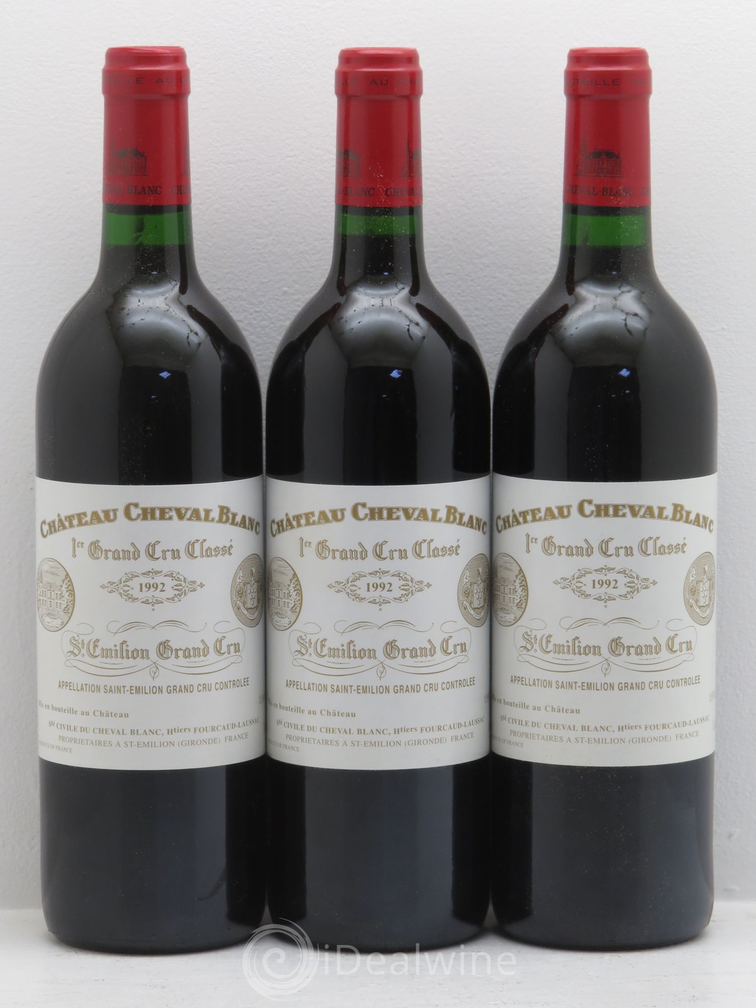 Château Cheval Blanc 1er Grand Cru Classé A 1992 - Lot de 12 bouteilles - 4
