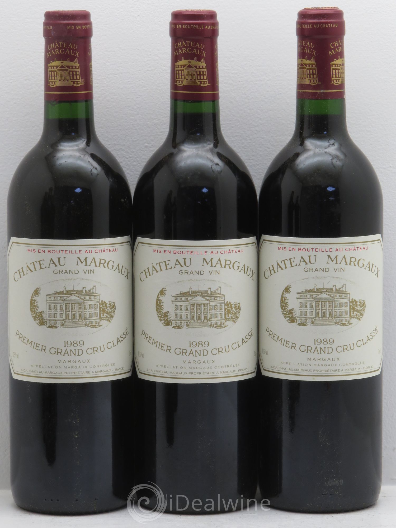 Château Margaux 1er Grand Cru Classé 1989 - Lot de 6 bouteilles - 1