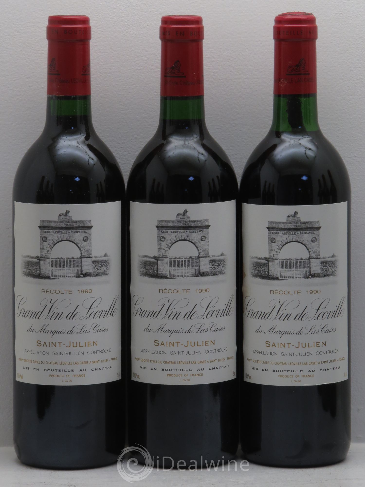 Château Léoville Las Cases 2ème Grand Cru Classé 1990 - Lotto di 12 bottiglie - 2