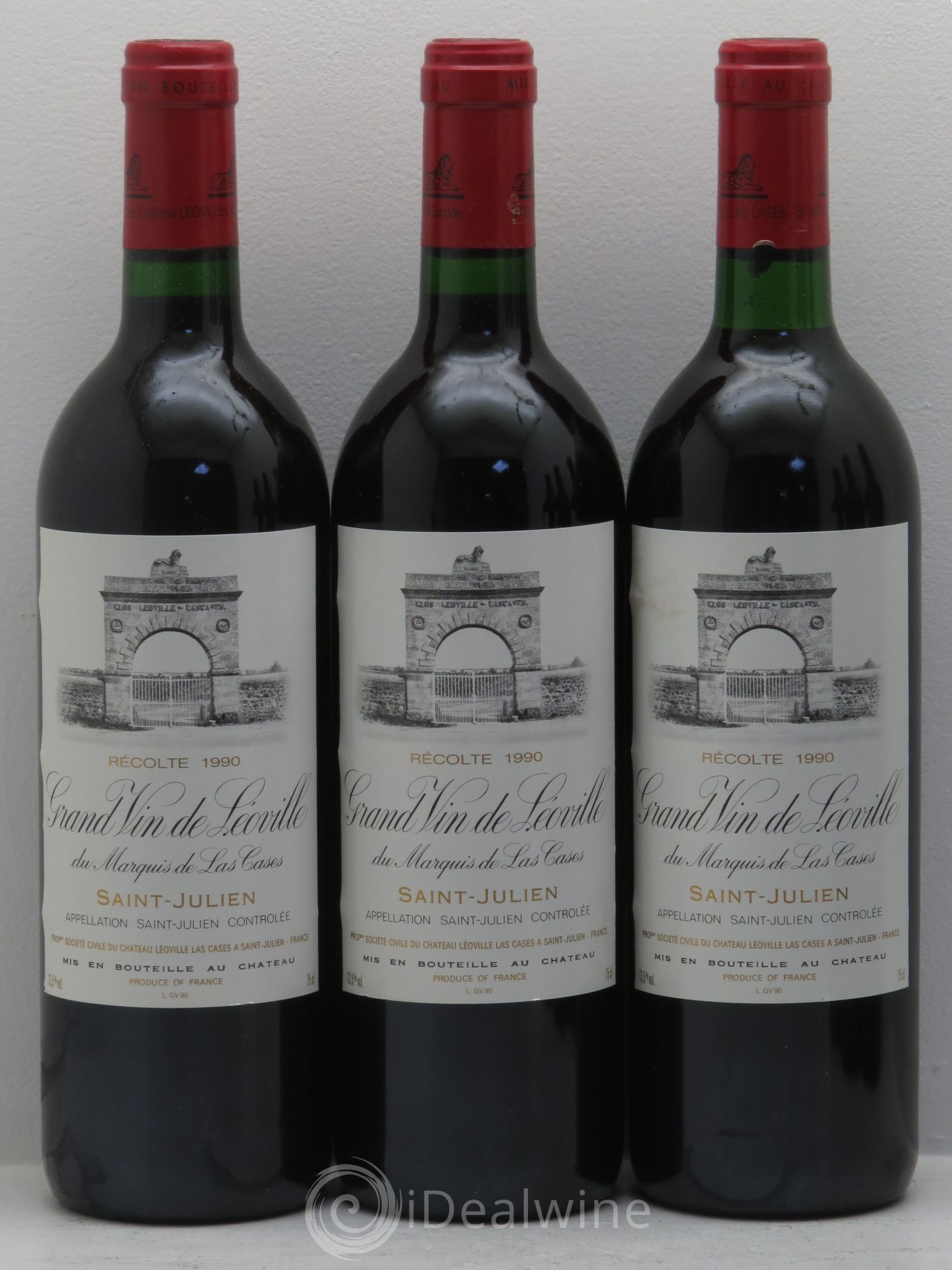 Château Léoville Las Cases 2ème Grand Cru Classé 1990 - Lotto di 12 bottiglie - 3