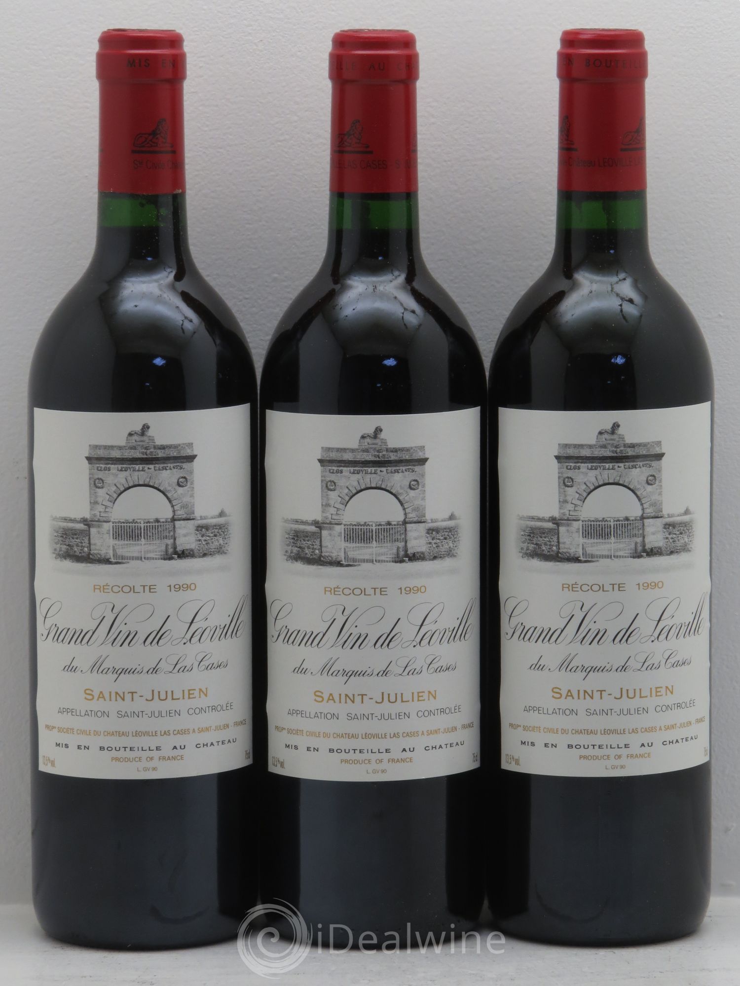Château Léoville Las Cases 2ème Grand Cru Classé 1990 - Lotto di 12 bottiglie - 4